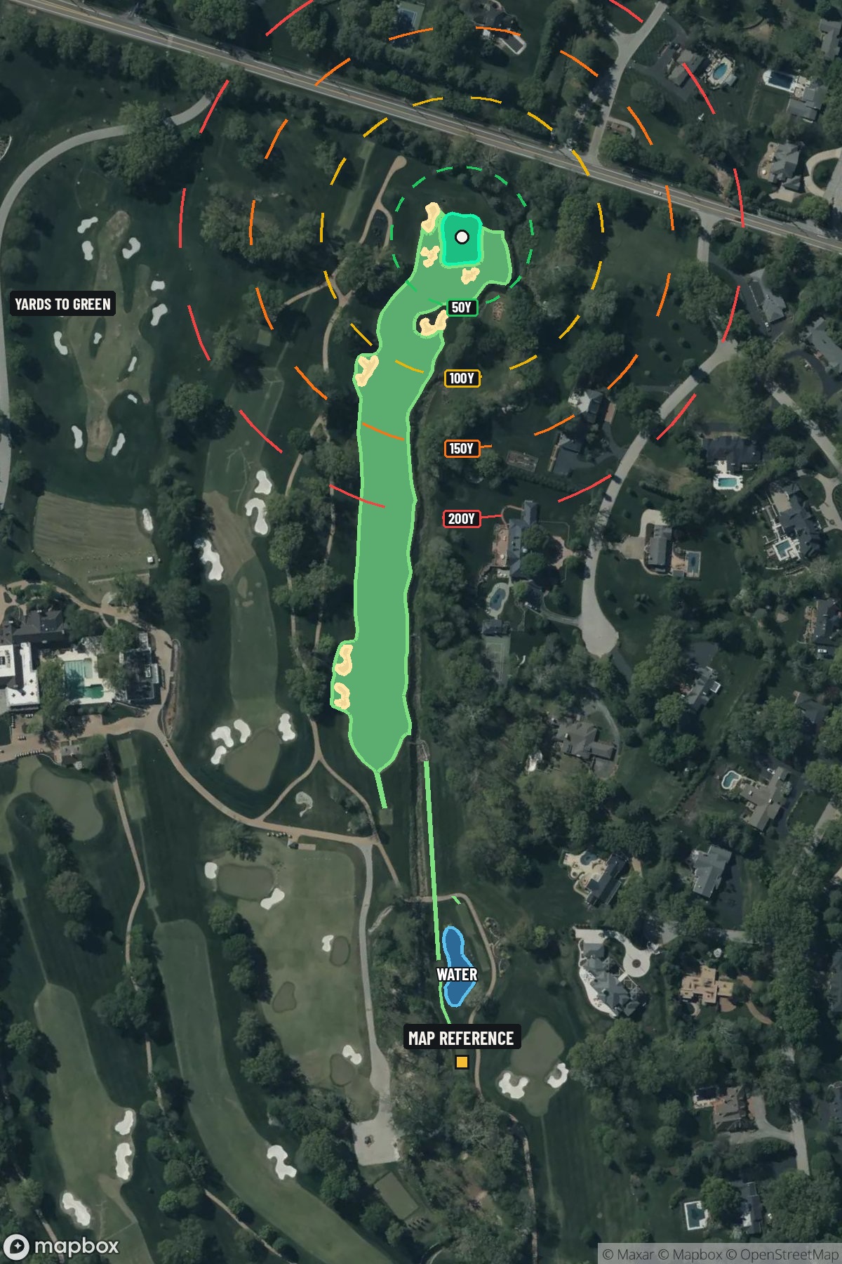 Hole 17 aerial at Bellerive Country Club