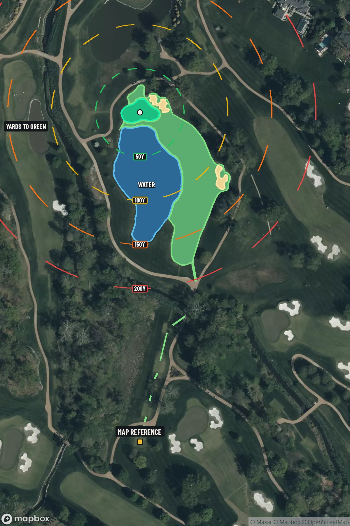 Hole 2 aerial at Bellerive Country Club
