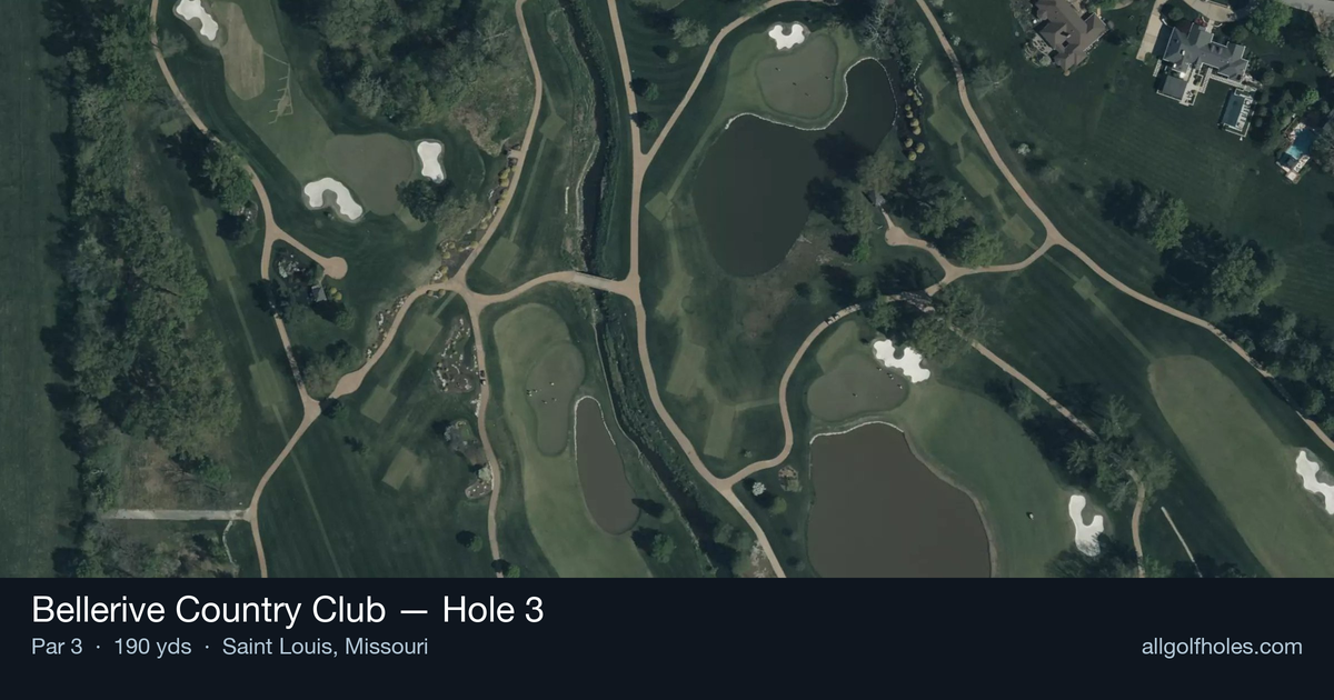 Hole 3 aerial at Bellerive Country Club