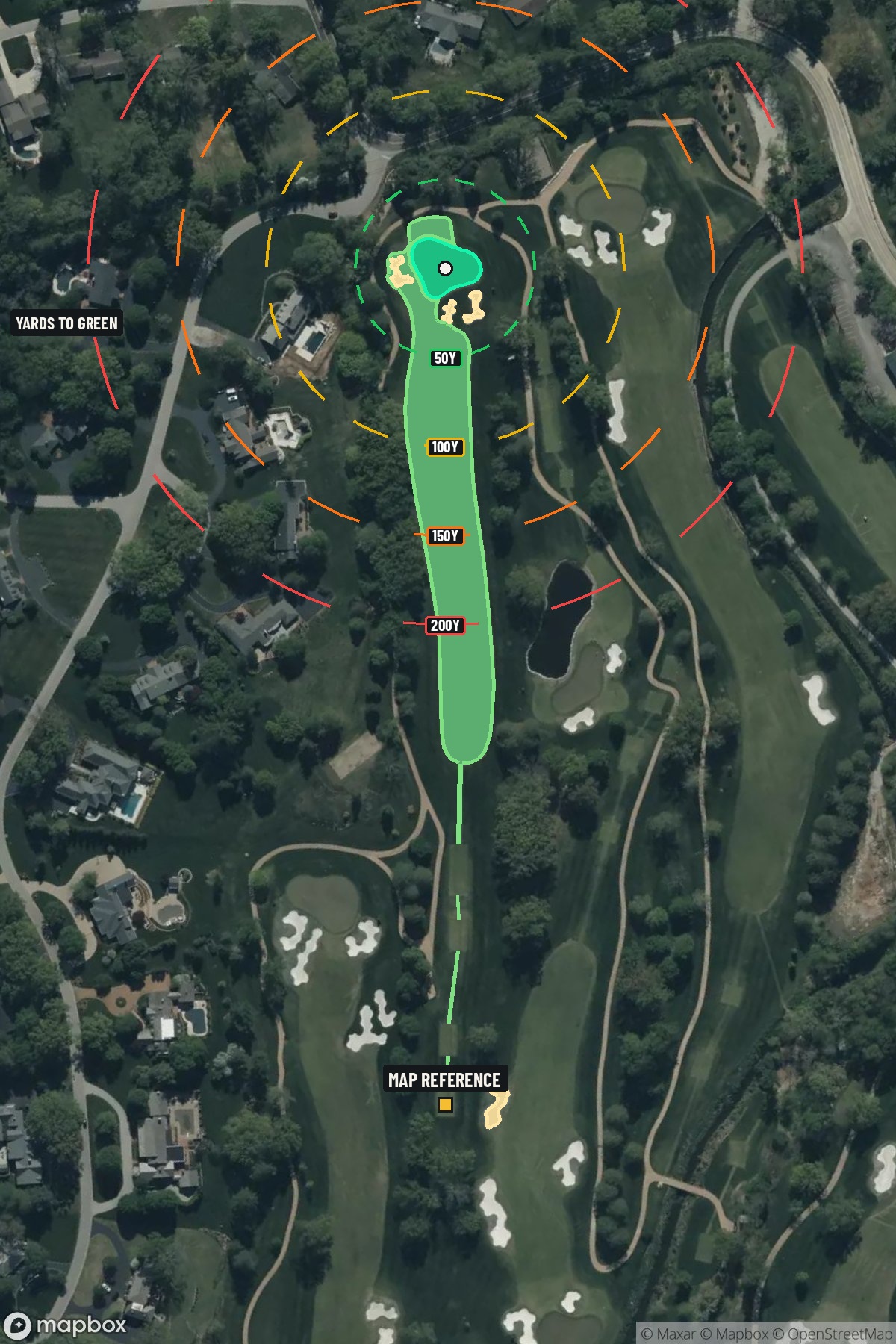 Hole 5 aerial at Bellerive Country Club