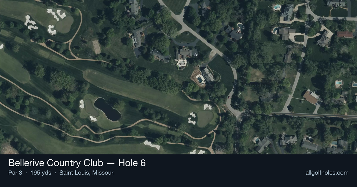Hole 6 aerial at Bellerive Country Club