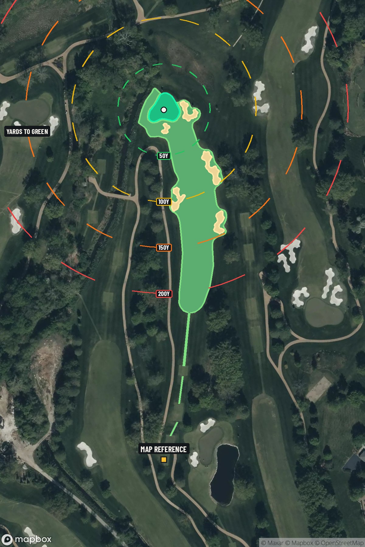 Hole 7 aerial at Bellerive Country Club