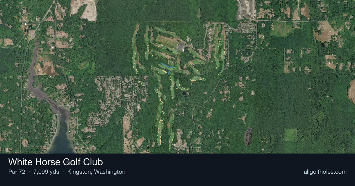 White Horse Golf Club aerial view