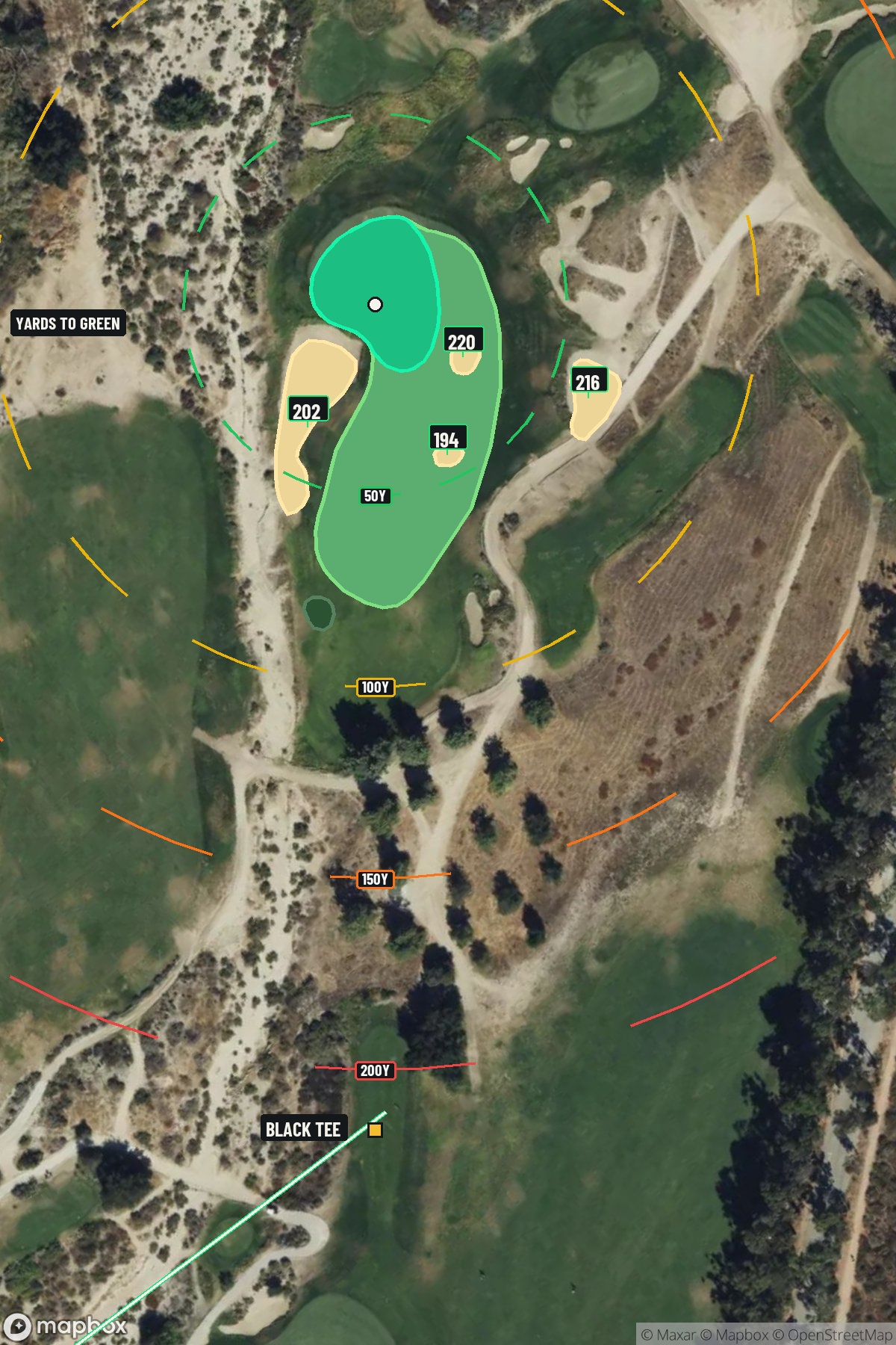 Hole 6 aerial at Rustic Canyon Golf Course