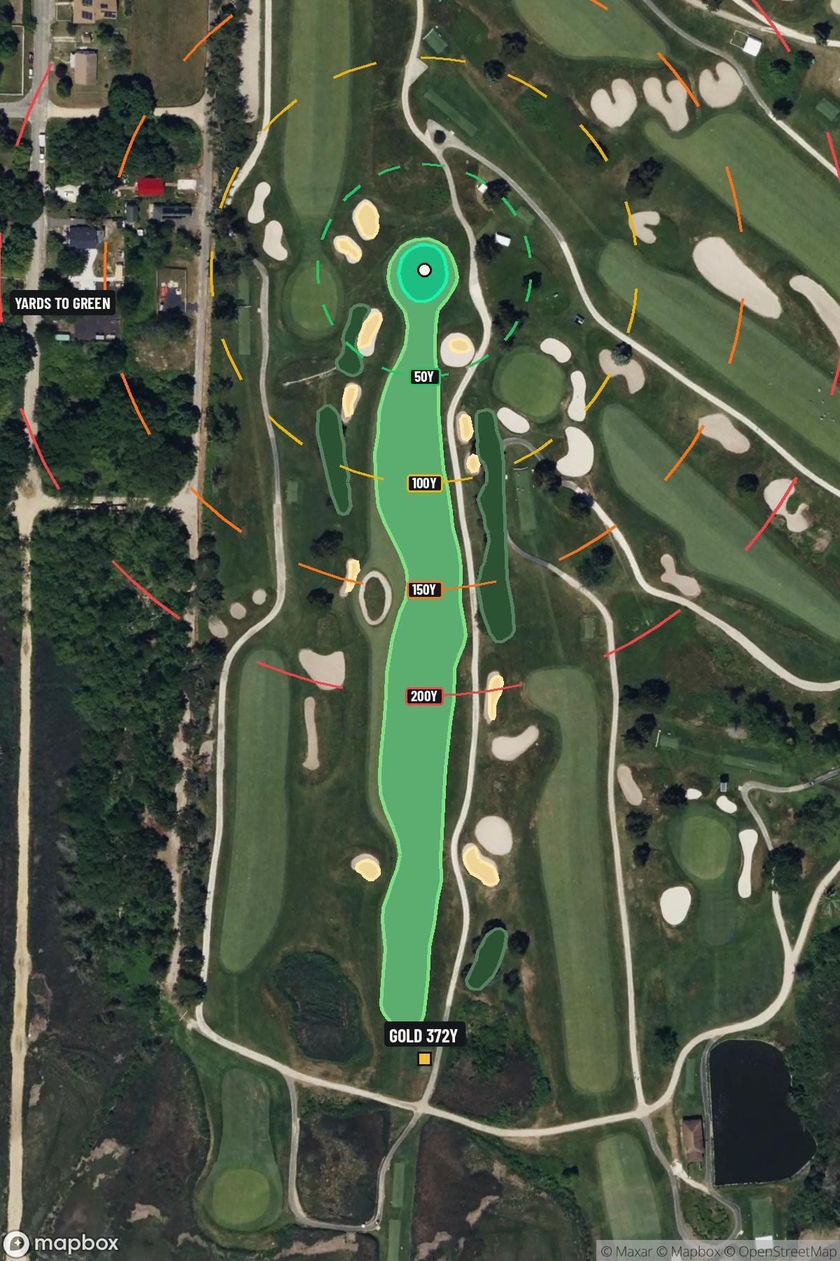 Hole 3 aerial at Seaview Golf Resort (The Bay Course)