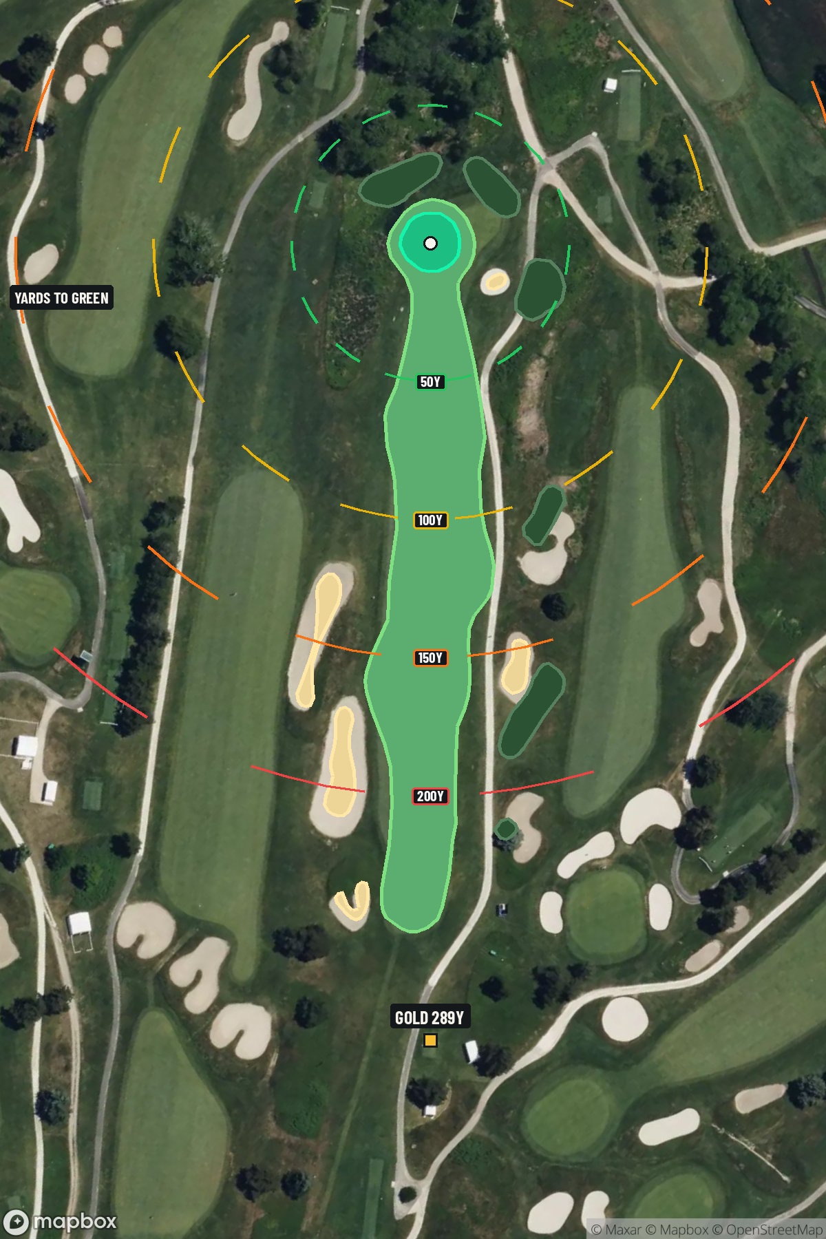 Hole 4 aerial at Seaview Golf Resort (The Bay Course)