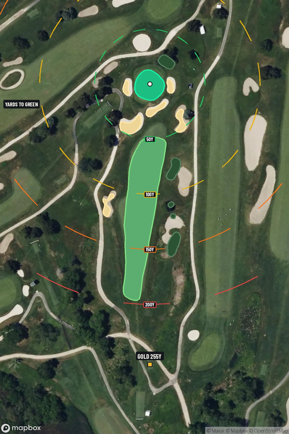 Hole 5 aerial at Seaview Golf Resort (The Bay Course)