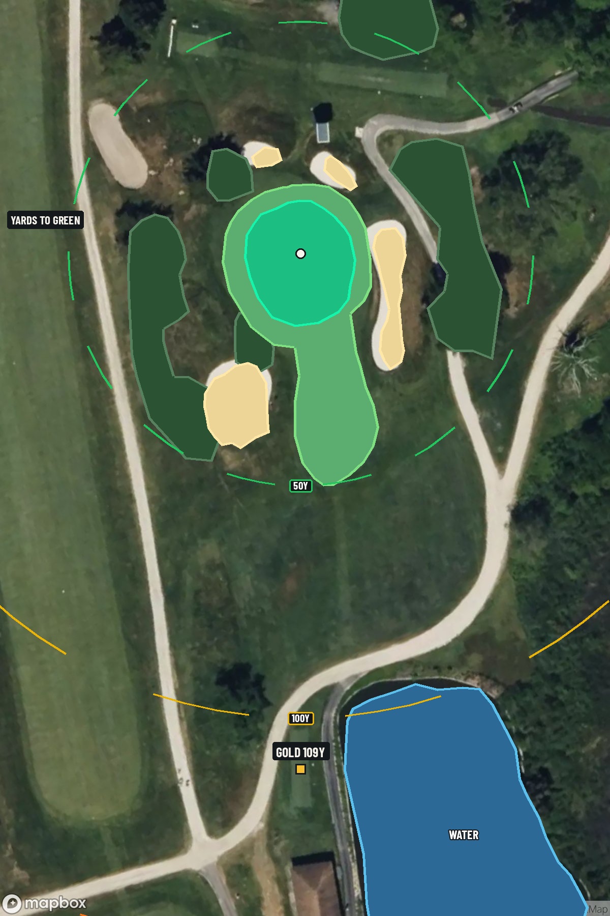 Hole 7 aerial at Seaview Golf Resort (The Bay Course)