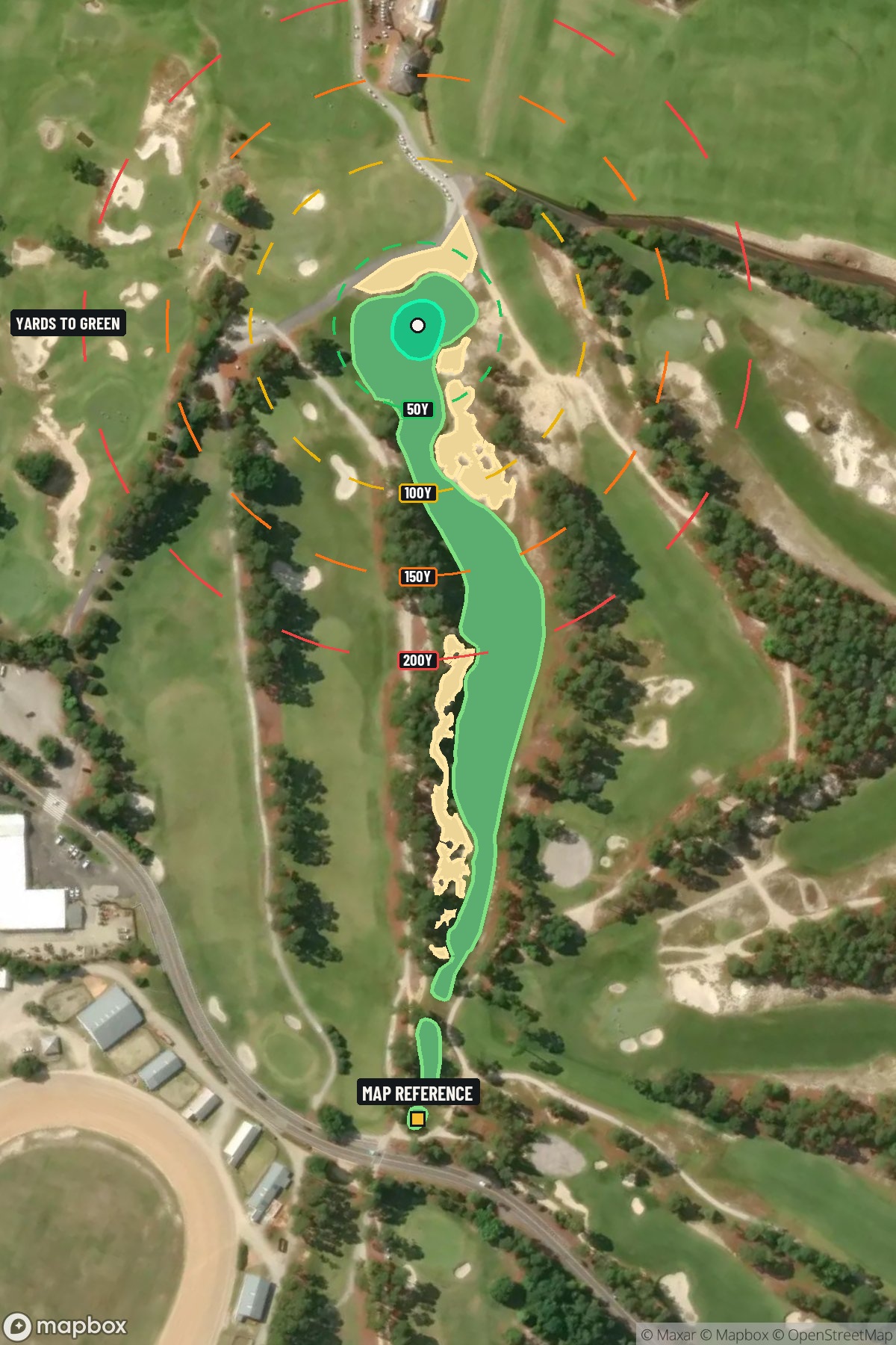 Hole 18 aerial at Pinehurst Resort  #4