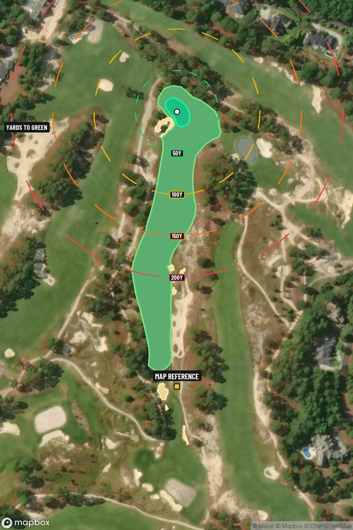 Hole 7 aerial at Pinehurst Resort  #4