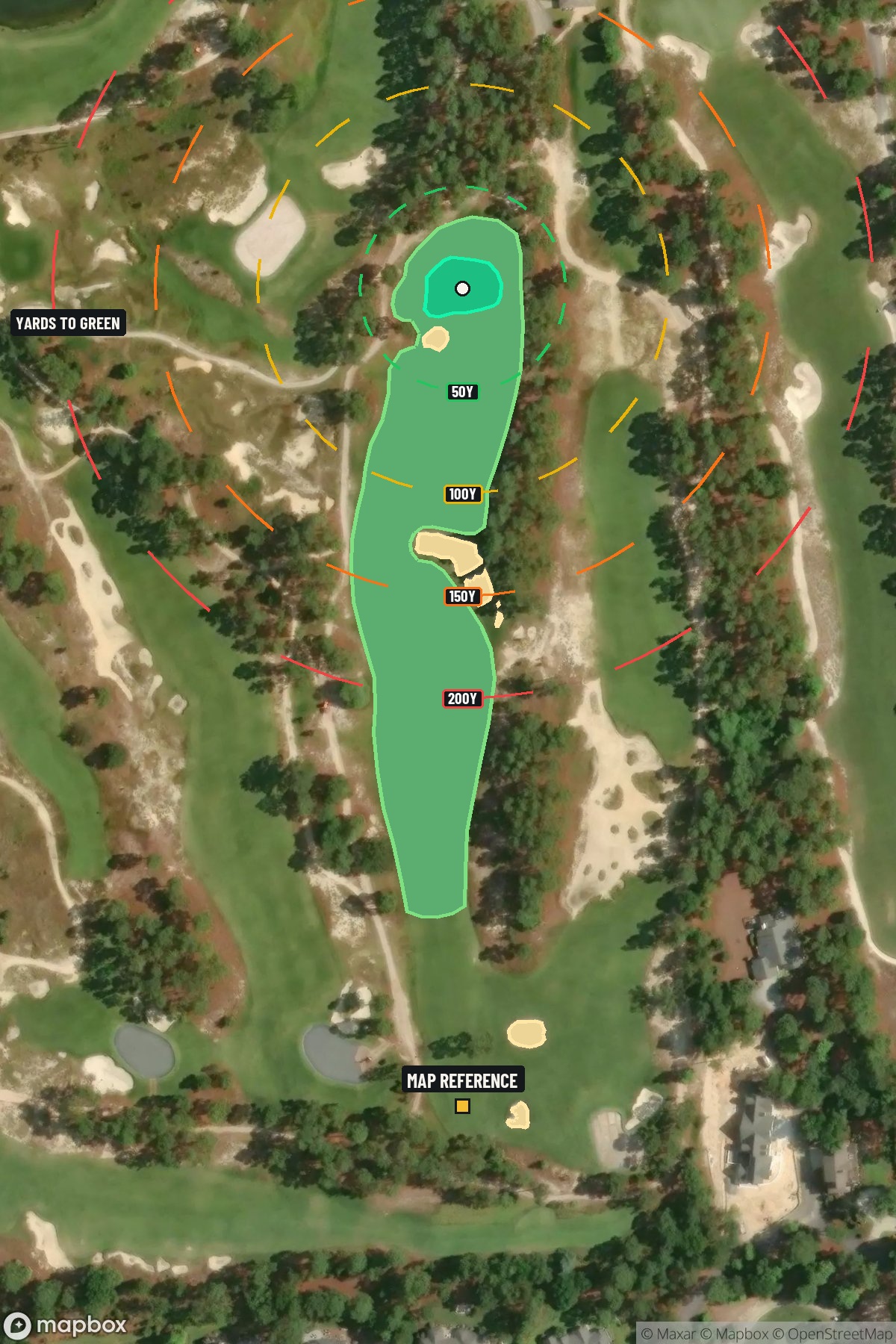 Hole 8 aerial at Pinehurst Resort  #4