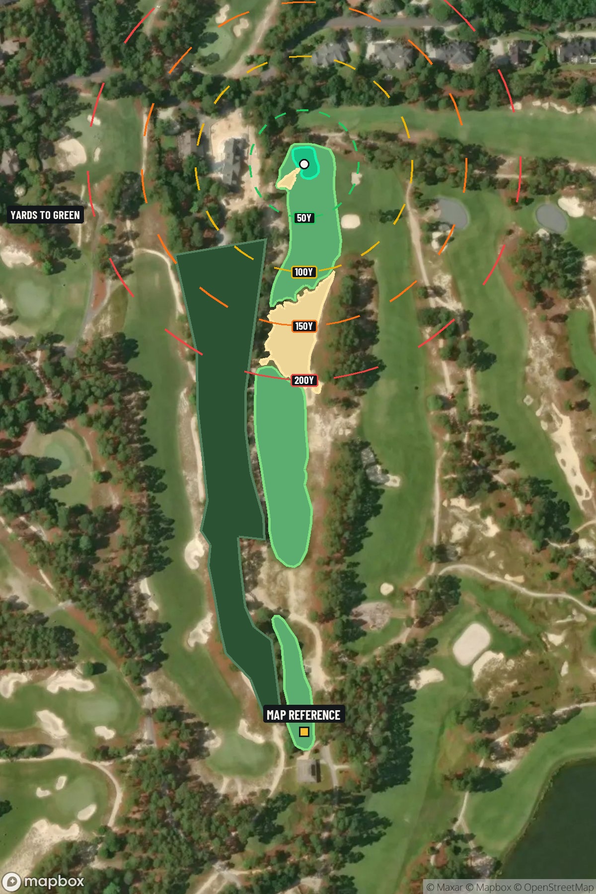 Hole 9 aerial at Pinehurst Resort  #4