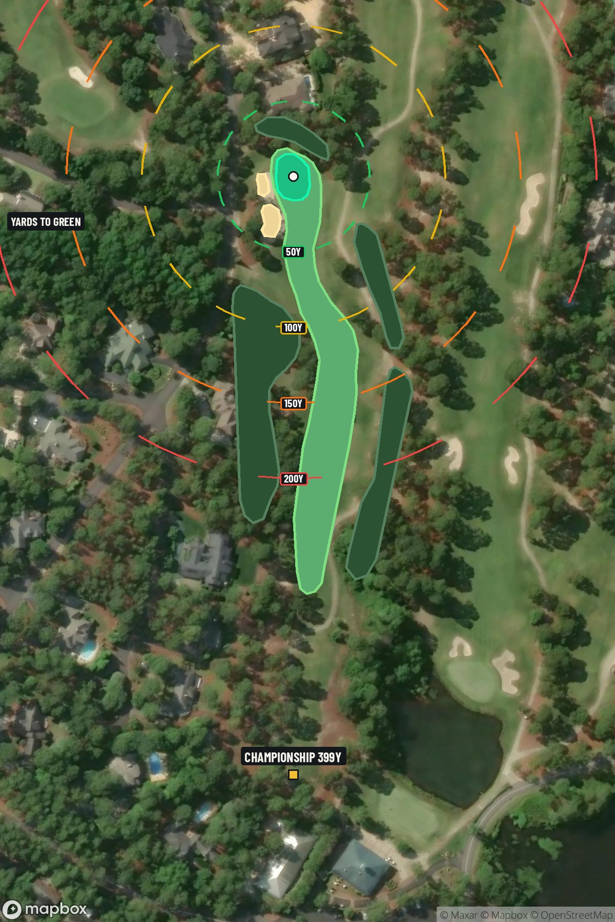 Hole 10 aerial at Pinehurst Resort #7