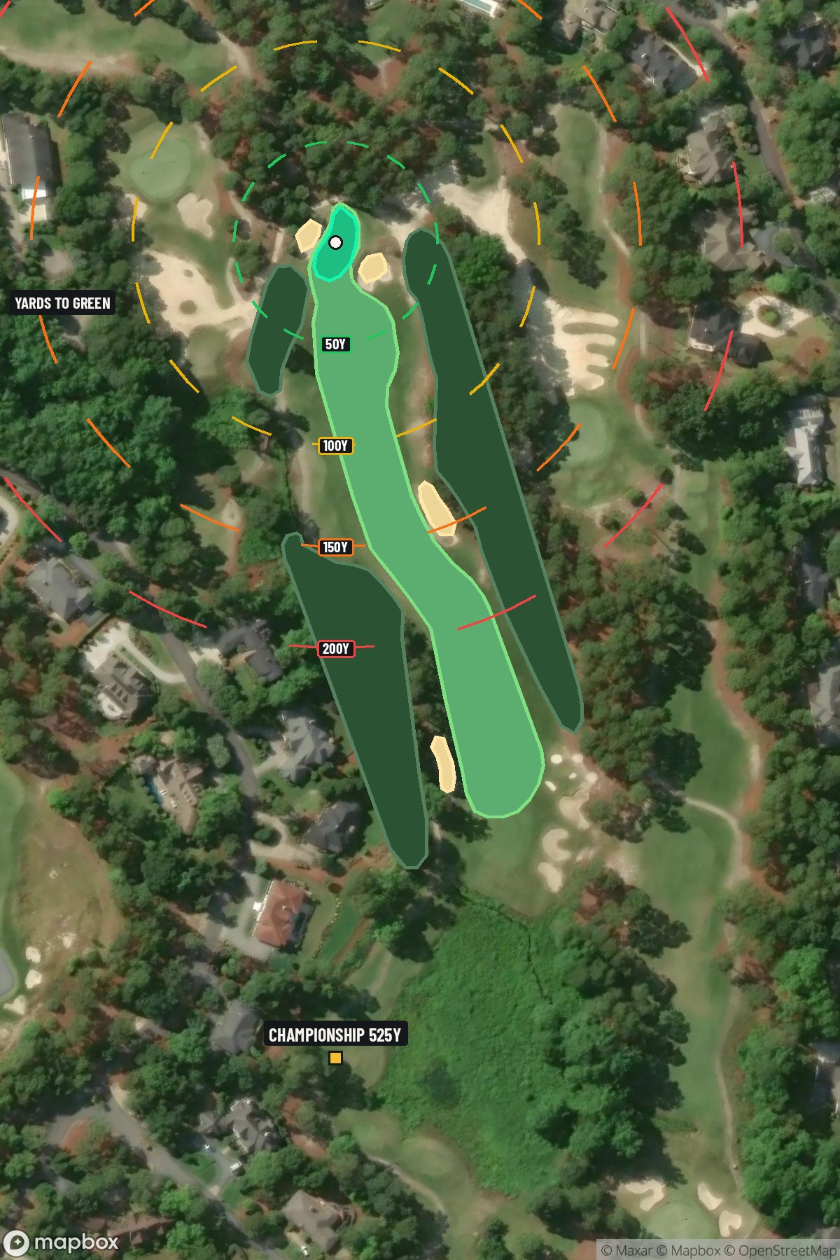 Hole 12 aerial at Pinehurst Resort #7