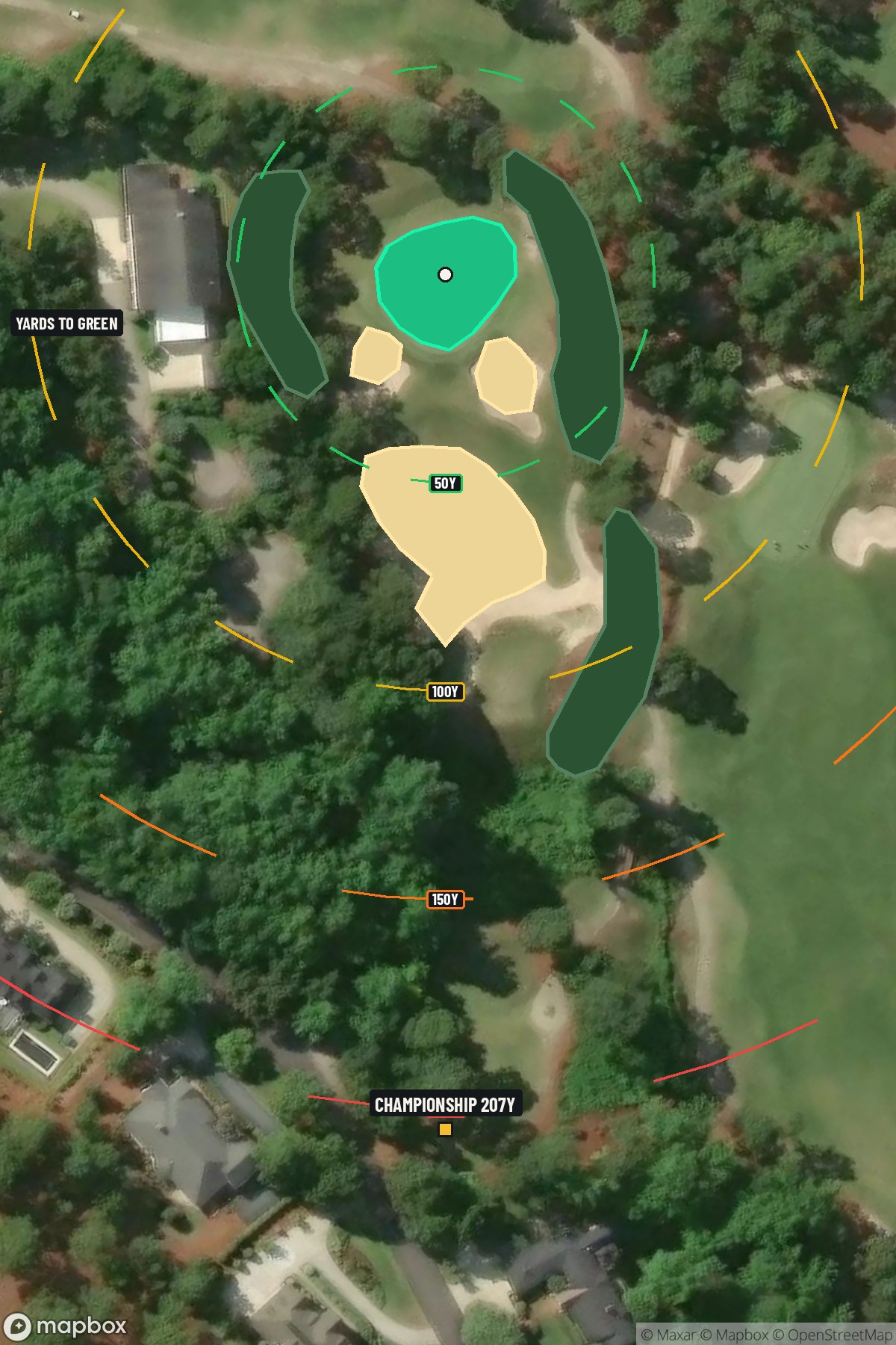 Hole 13 aerial at Pinehurst Resort #7