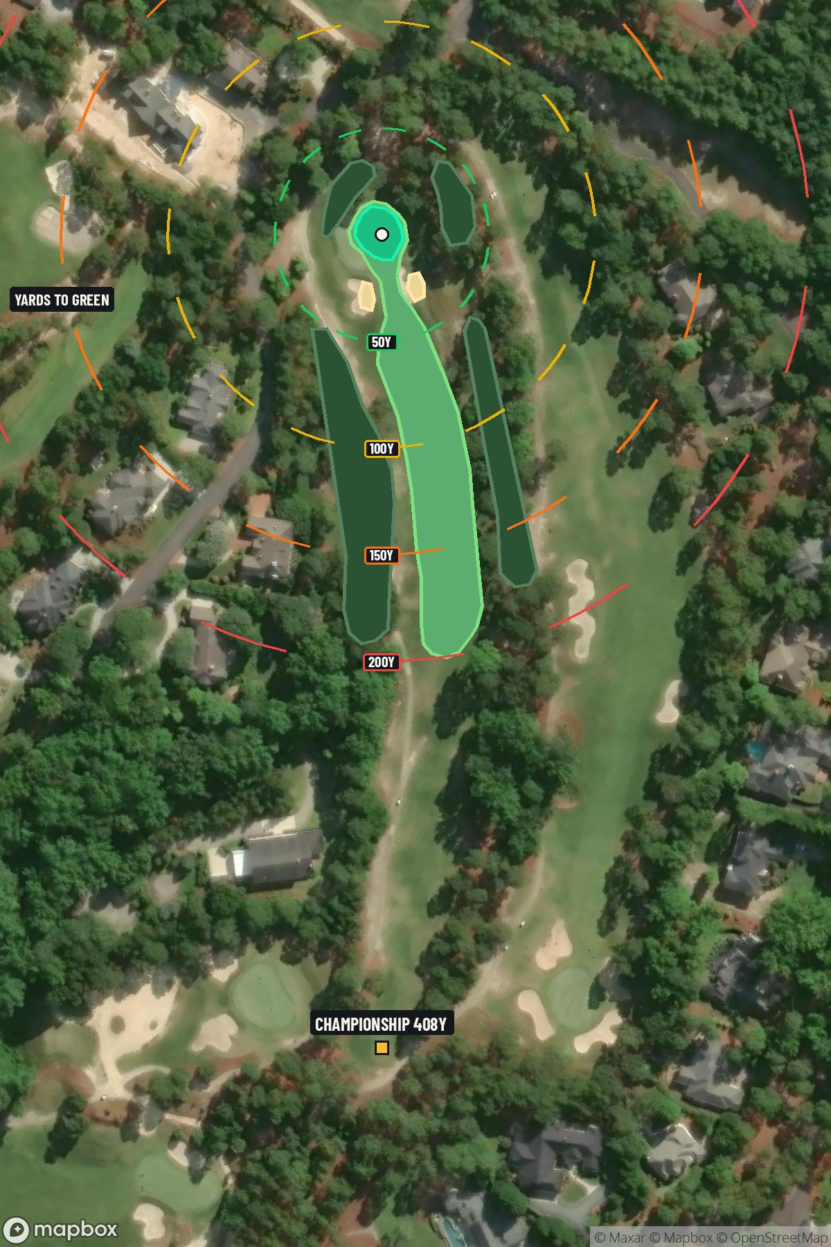 Hole 14 aerial at Pinehurst Resort #7