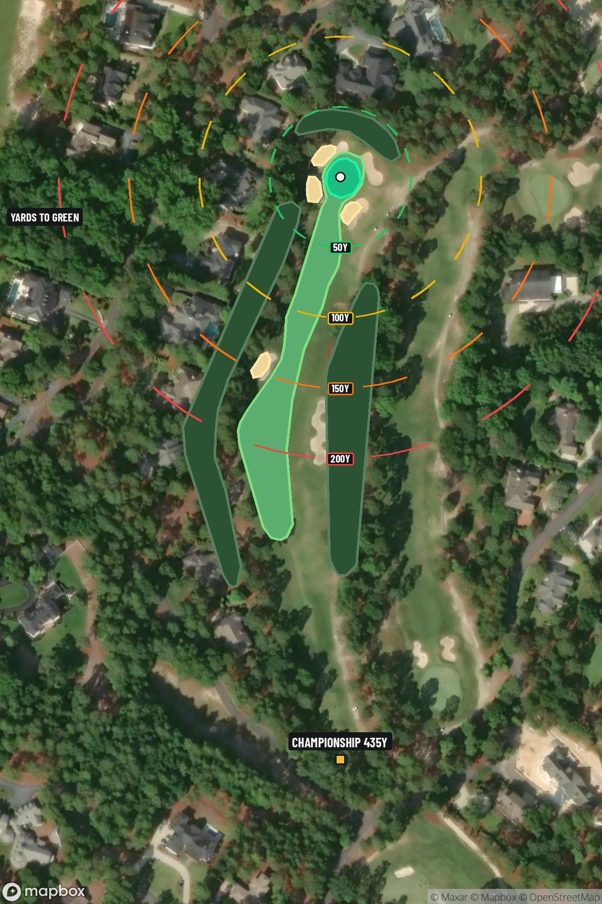 Hole 15 aerial at Pinehurst Resort #7