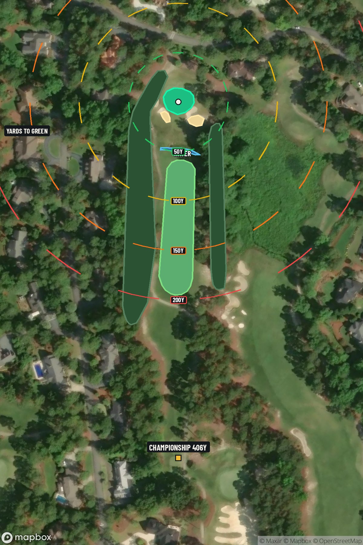 Hole 17 aerial at Pinehurst Resort #7
