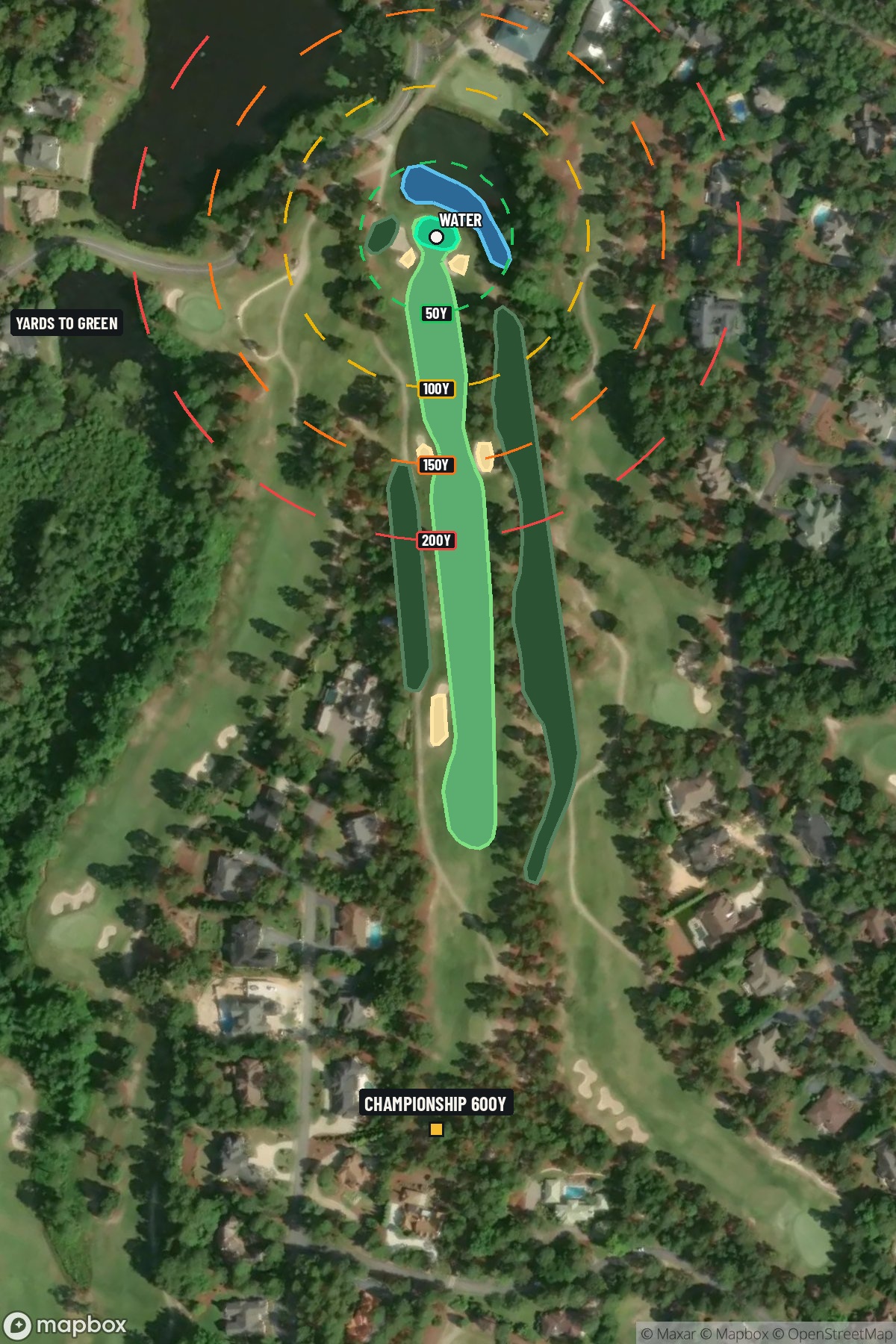 Hole 18 aerial at Pinehurst Resort #7