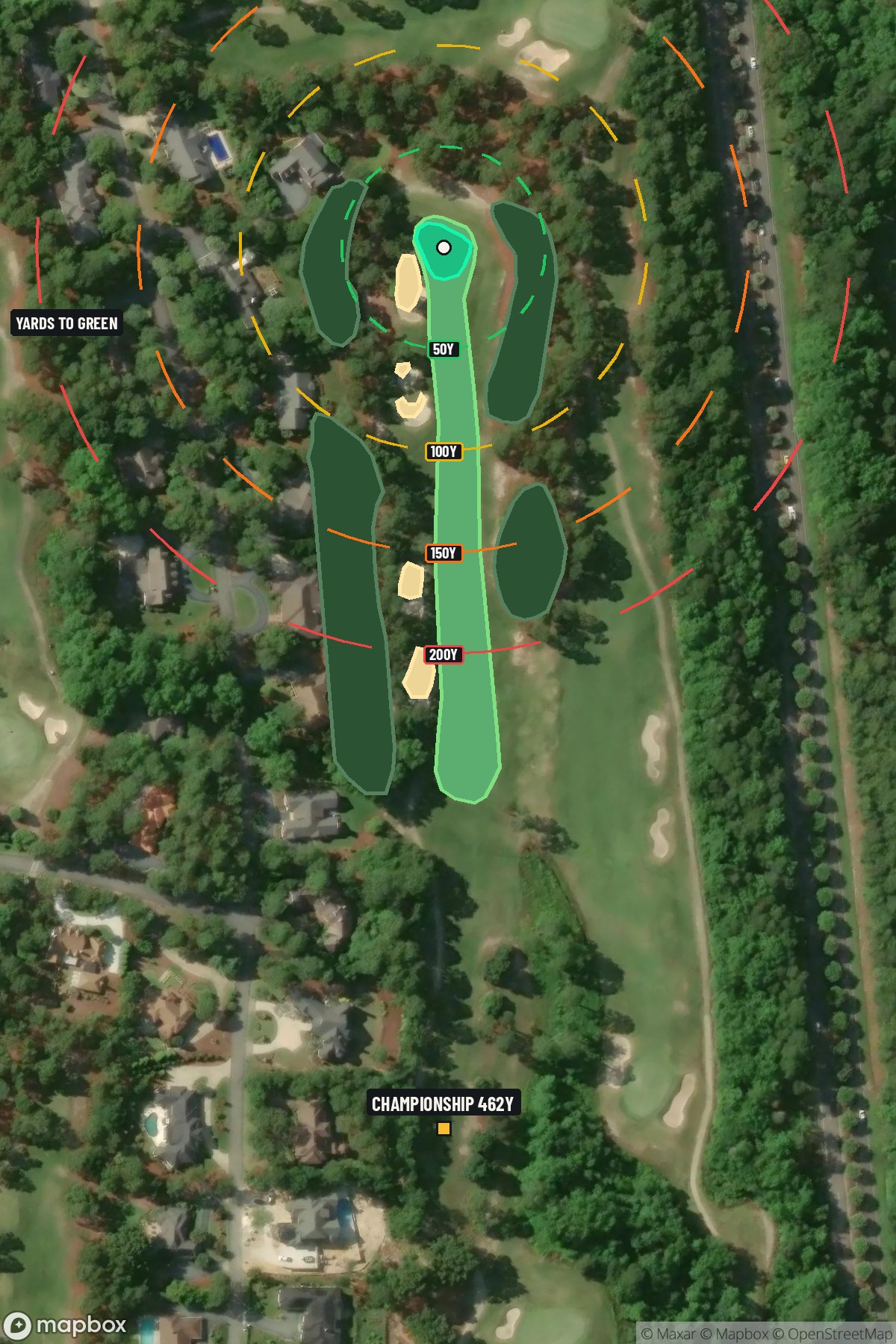 Hole 2 aerial at Pinehurst Resort #7