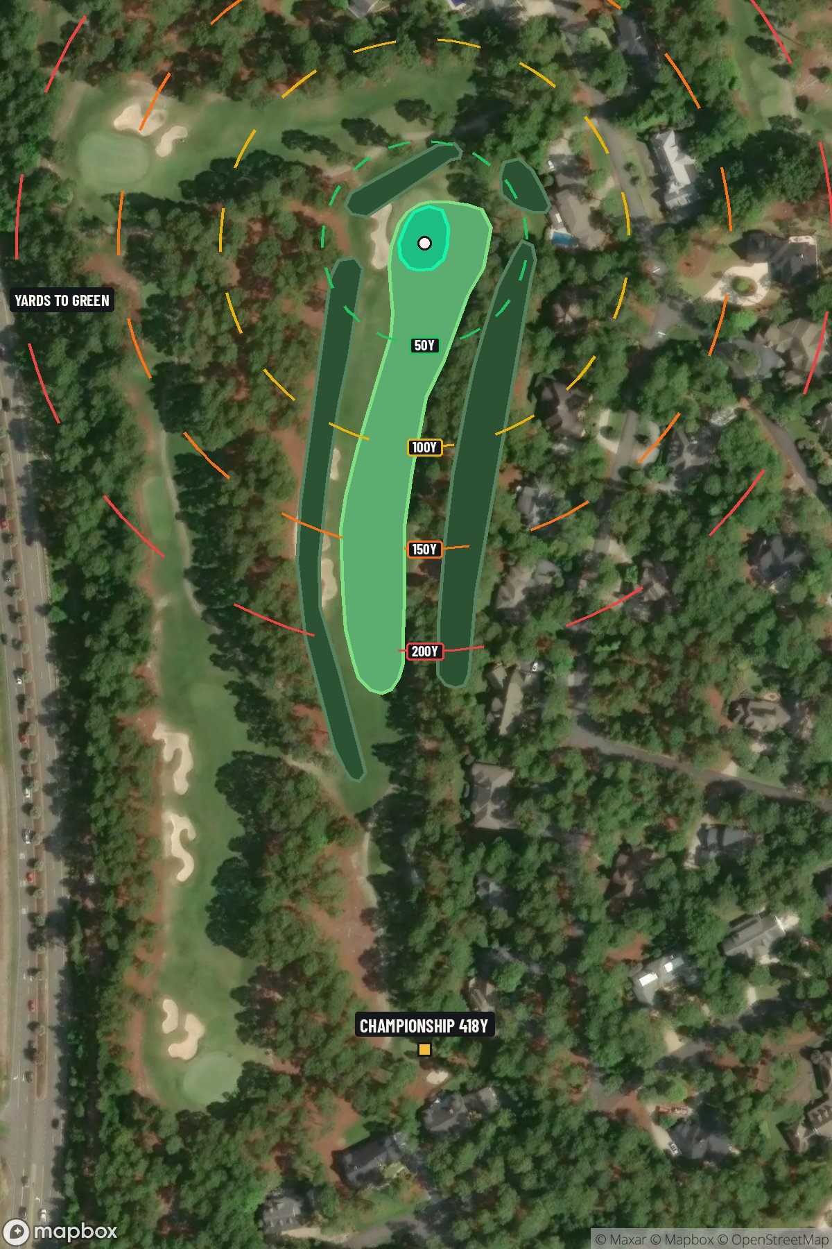 Hole 4 aerial at Pinehurst Resort #7