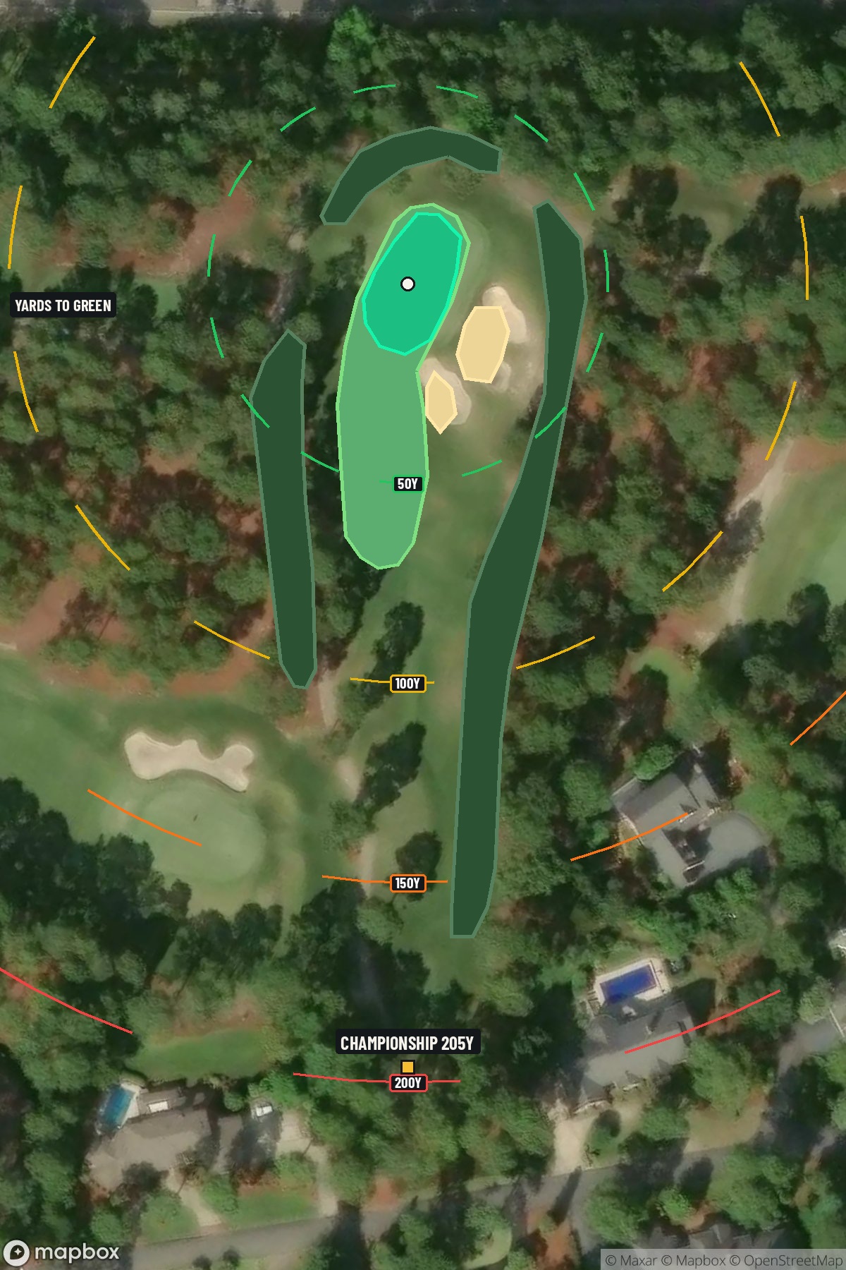 Hole 5 aerial at Pinehurst Resort #7