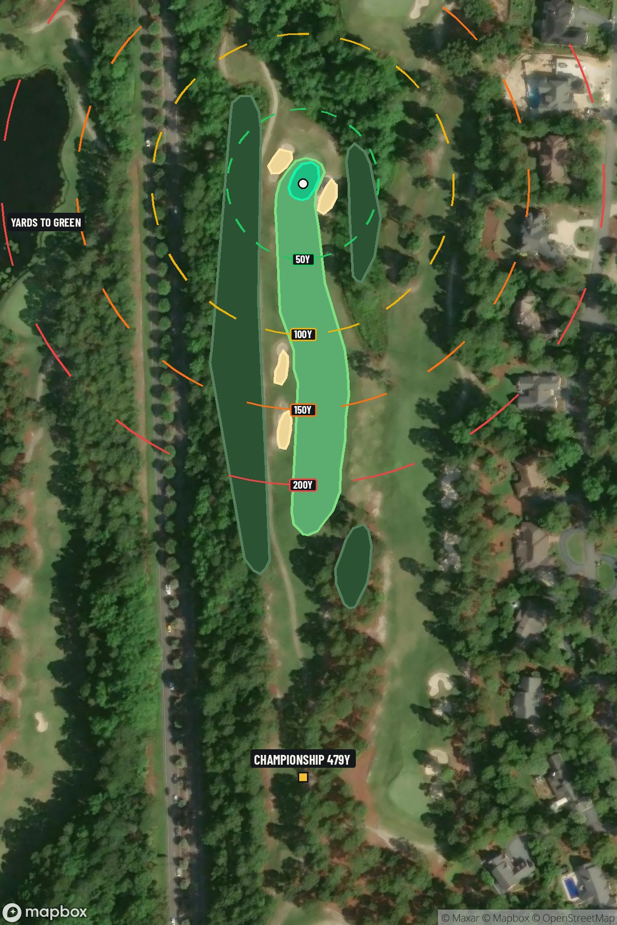 Hole 6 aerial at Pinehurst Resort #7
