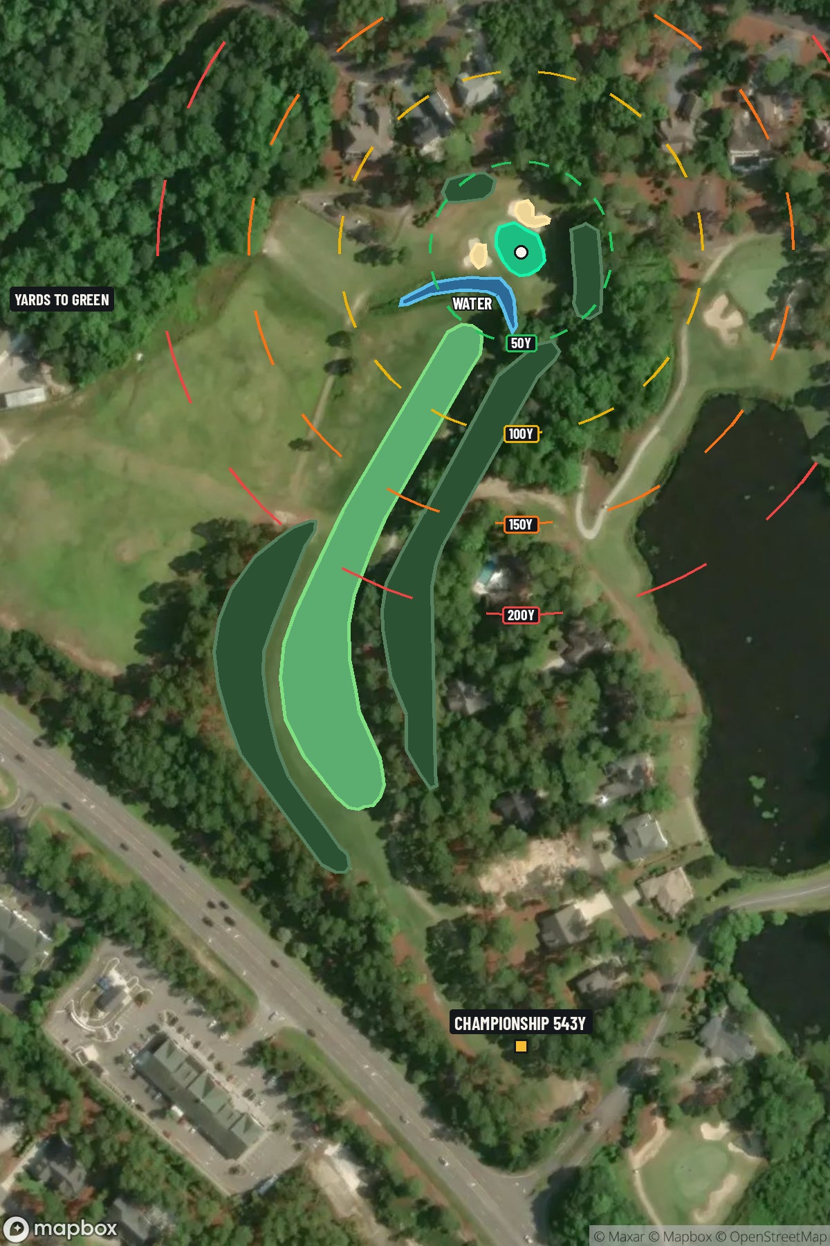 Hole 8 aerial at Pinehurst Resort #7