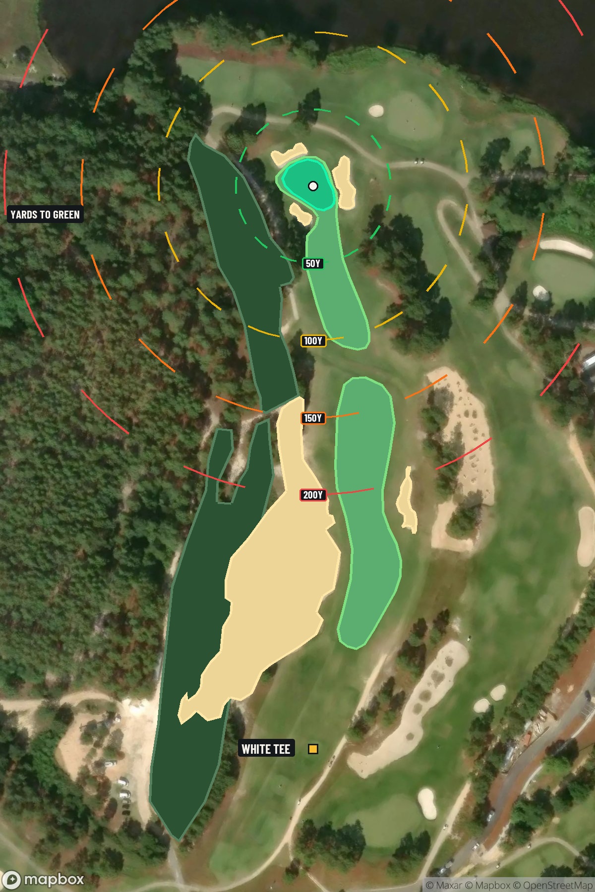 Hole 4 aerial at Pinehurst Resort #8
