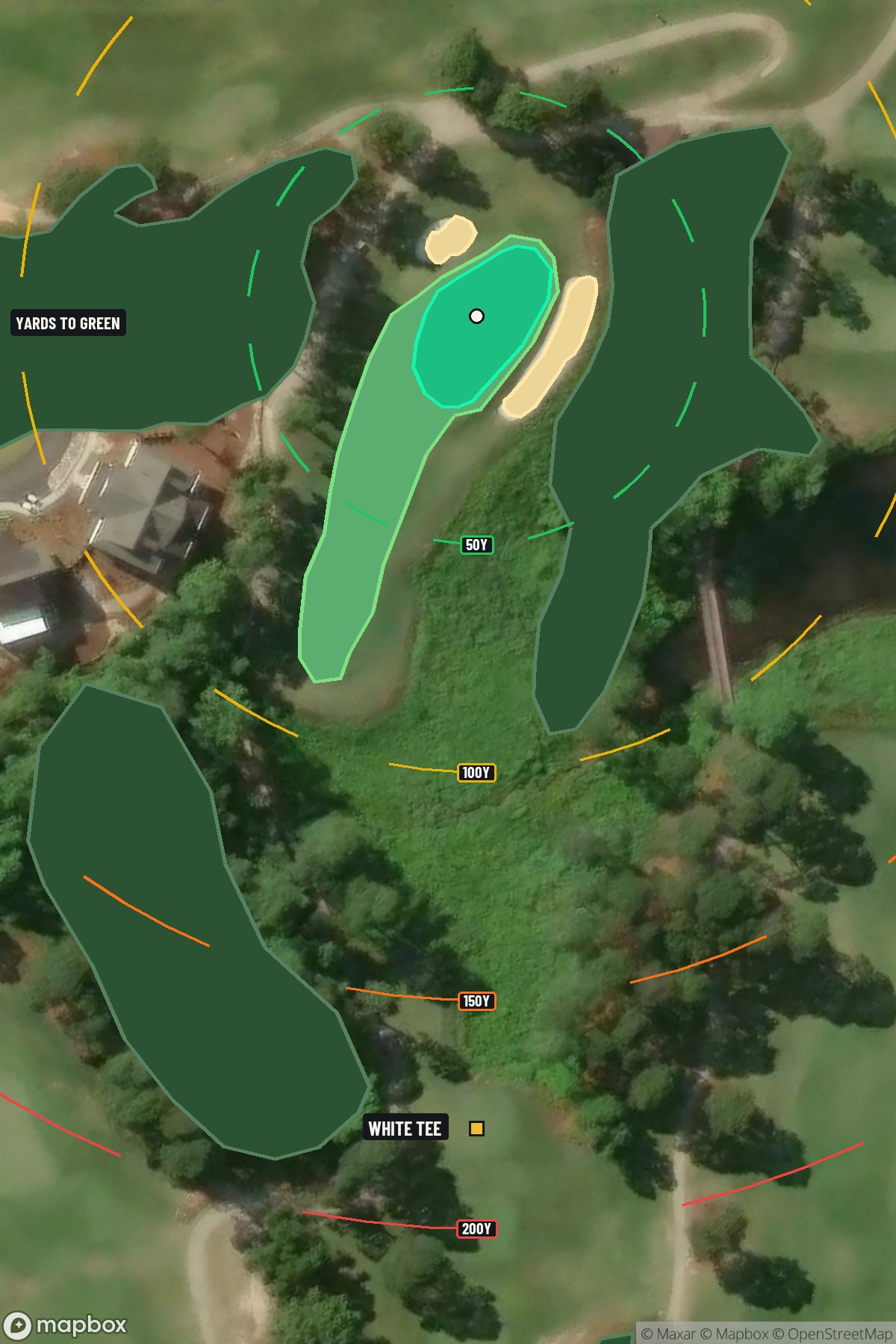 Hole 8 aerial at Pinehurst Resort #8