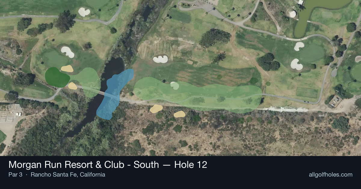 Hole 12 aerial at Morgan Run Resort & Club - South