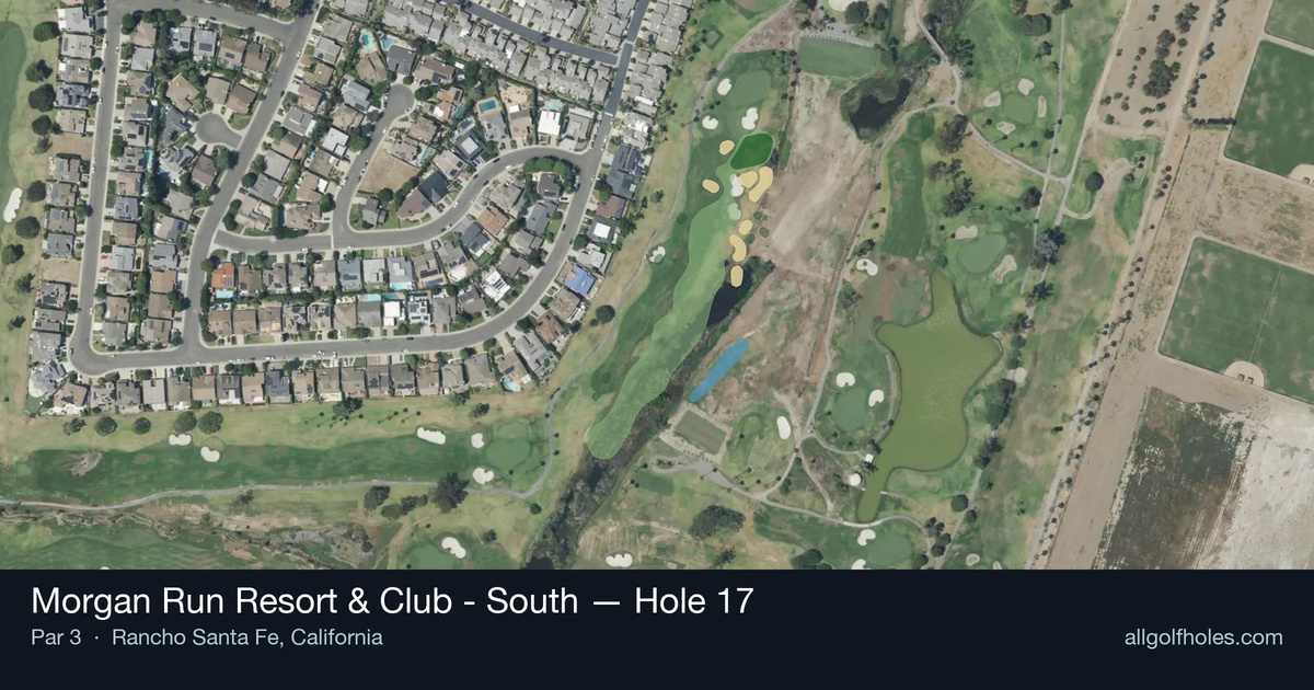 Hole 17 aerial at Morgan Run Resort & Club - South