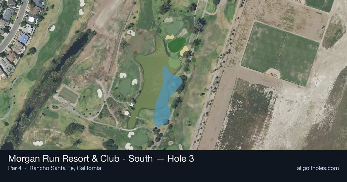 Hole 3 aerial at Morgan Run Resort & Club - South