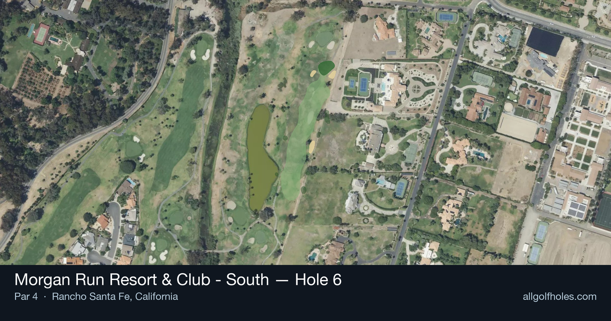 Hole 6 aerial at Morgan Run Resort & Club - South