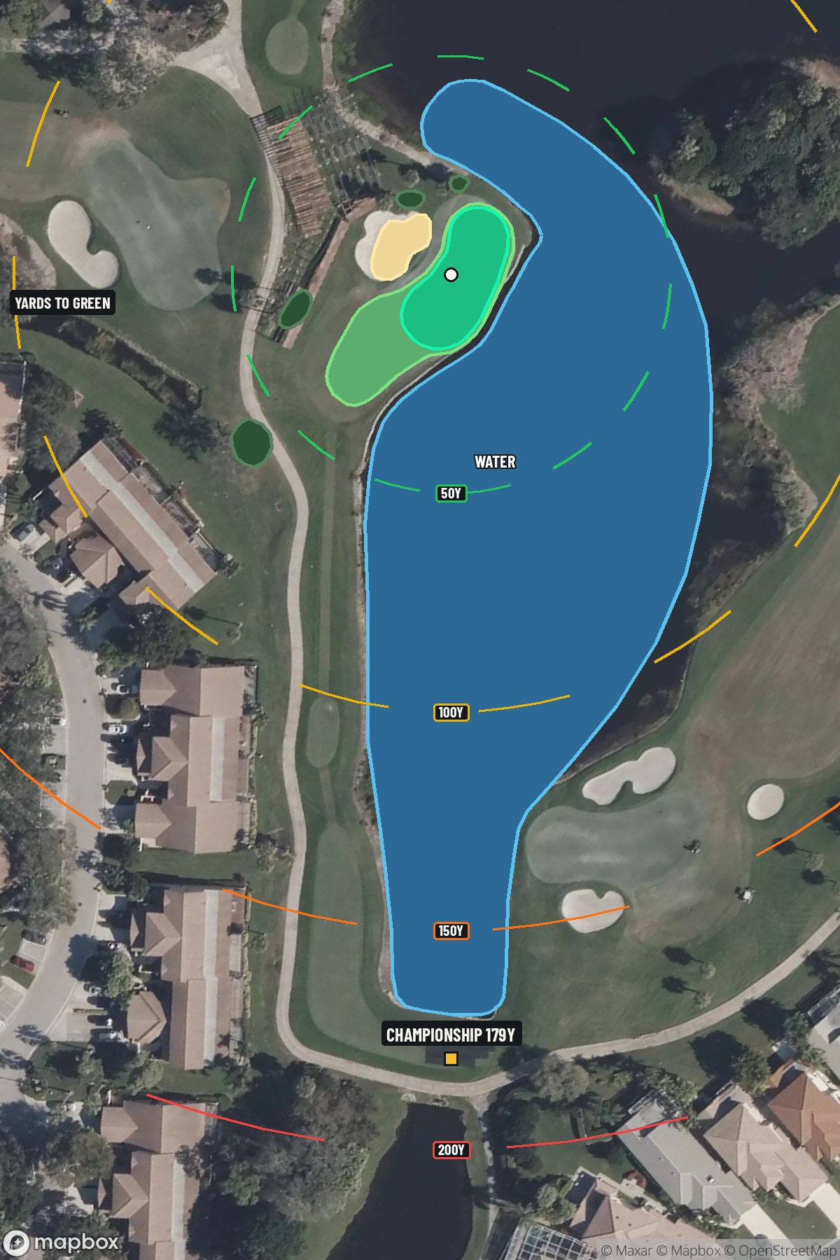 Hole 15 aerial at PGA National Resort & Spa (Champion)