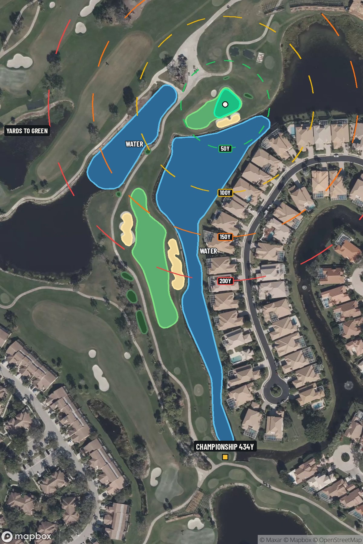 Hole 16 aerial at PGA National Resort & Spa (Champion)
