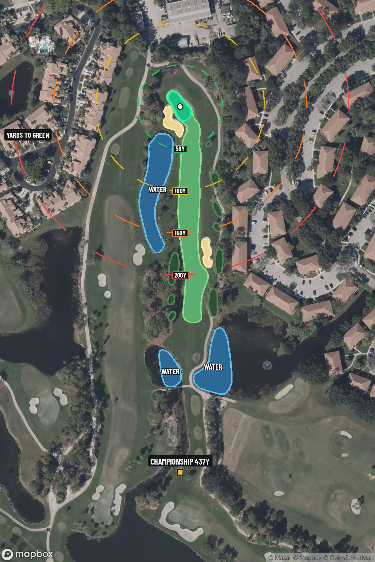 Hole 2 aerial at PGA National Resort & Spa (Champion)