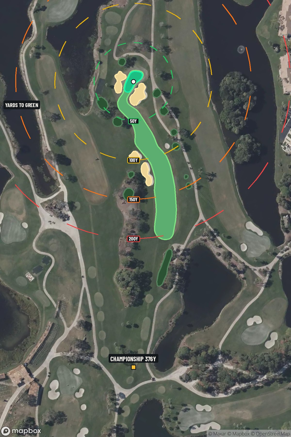 Hole 4 aerial at PGA National Resort & Spa (Champion)