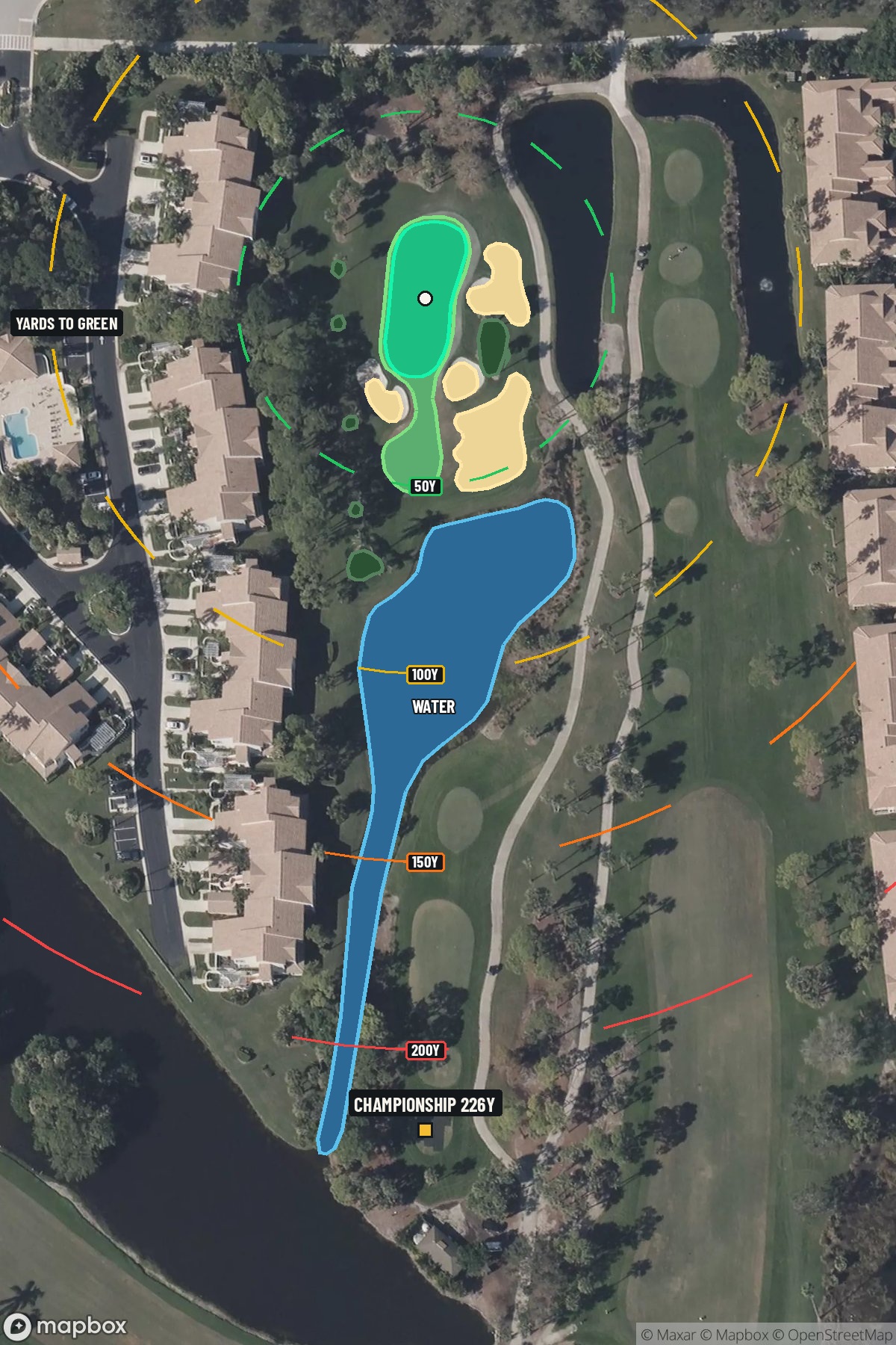 Hole 7 aerial at PGA National Resort & Spa (Champion)