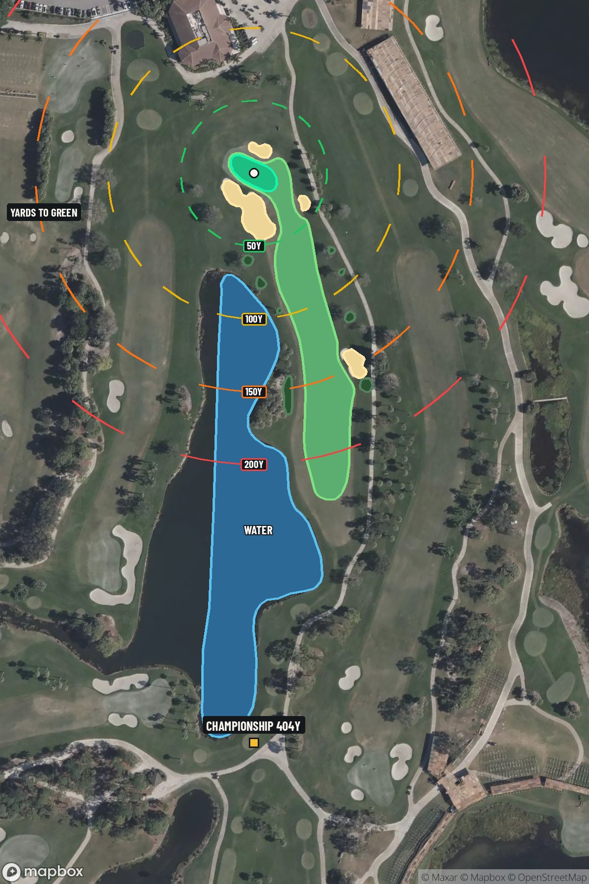 Hole 9 aerial at PGA National Resort & Spa (Champion)