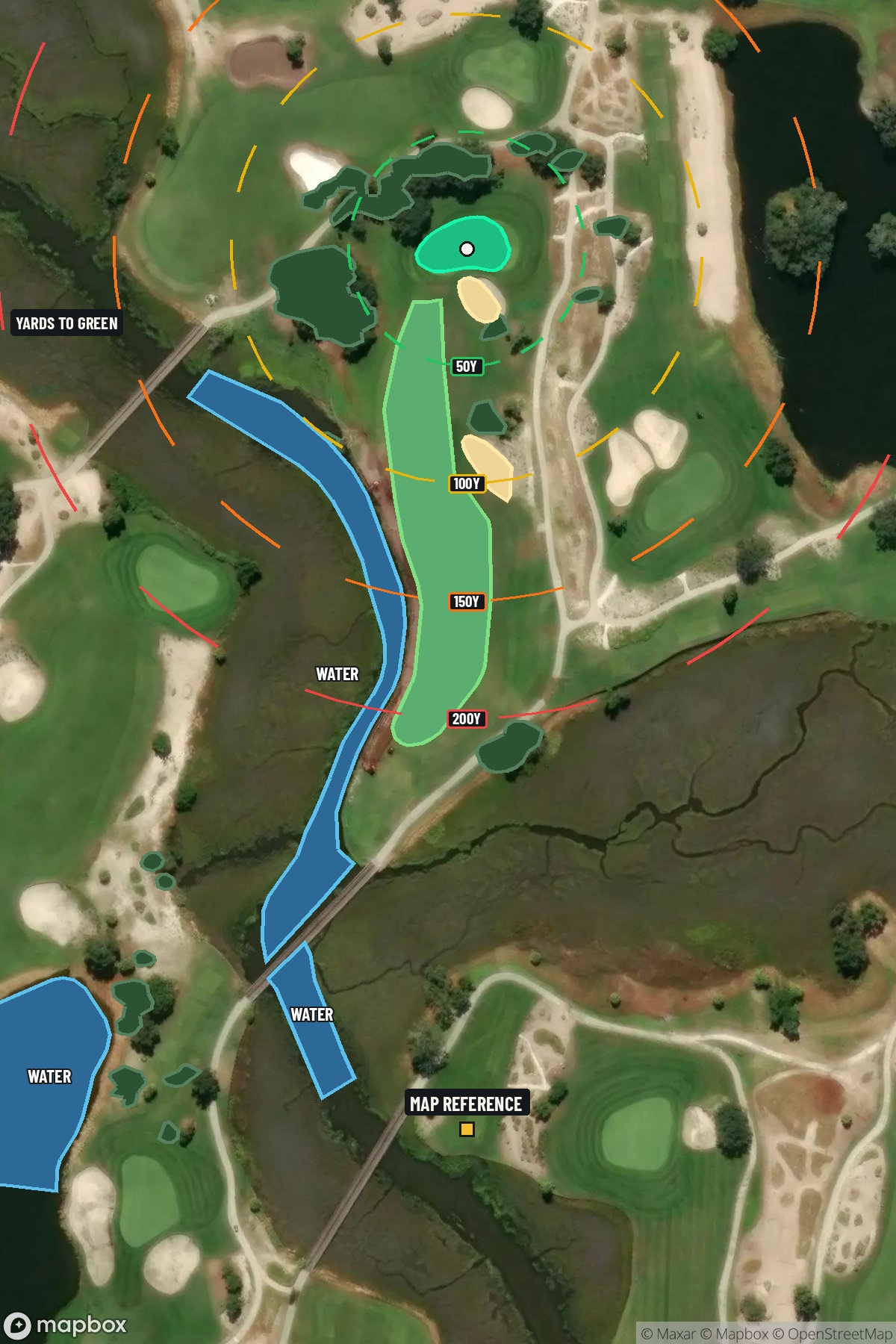 Hole 16 aerial at Sea Island Golf Club (Seaside)