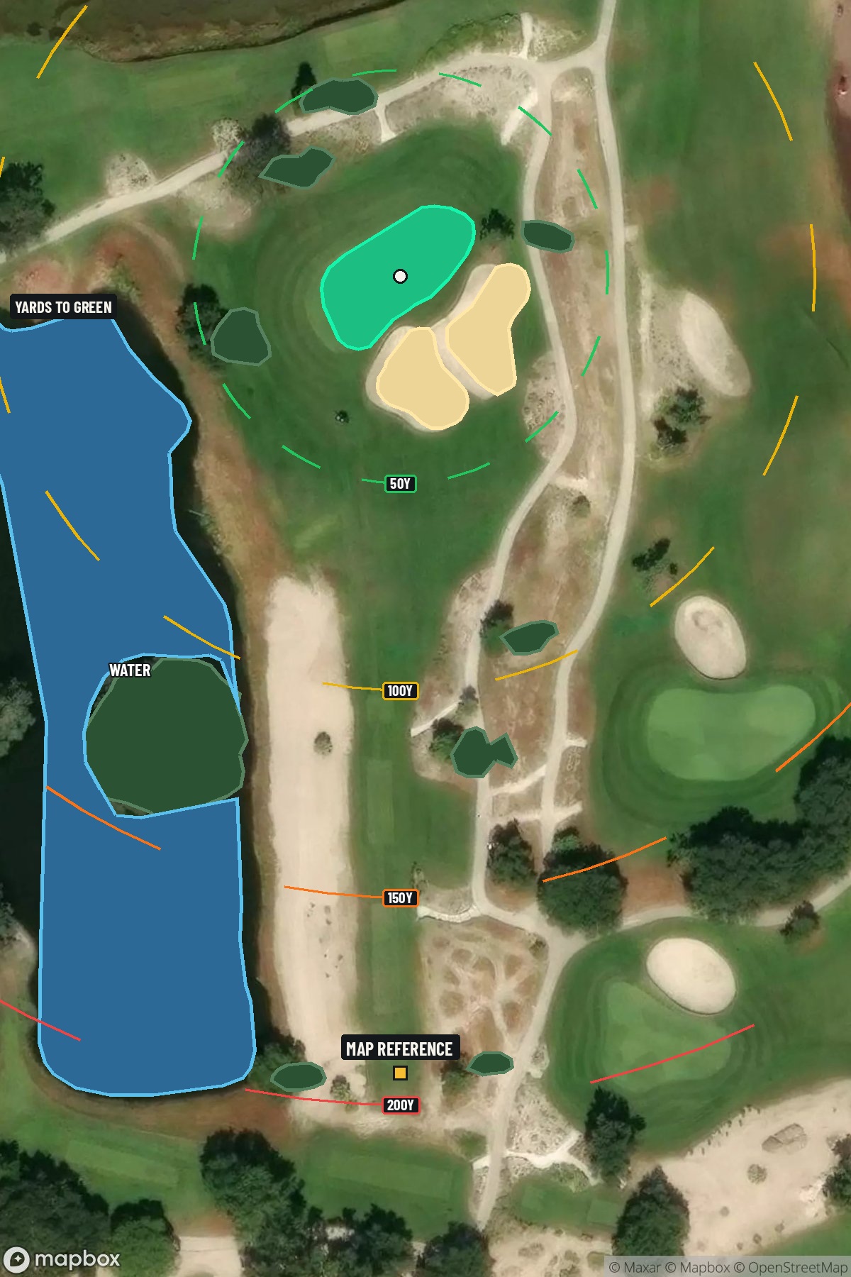 Hole 17 aerial at Sea Island Golf Club (Seaside)