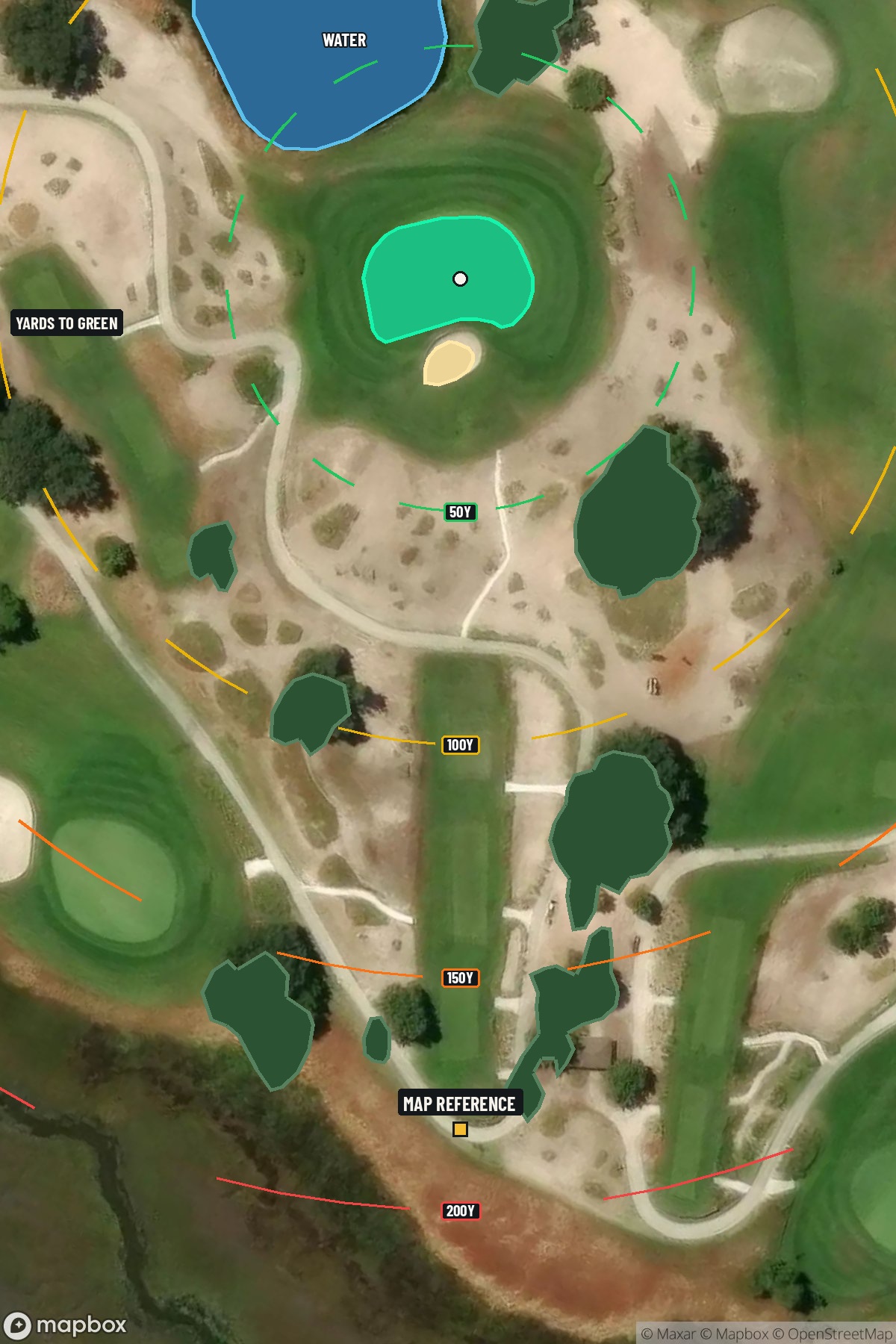 Hole 6 aerial at Sea Island Golf Club (Seaside)