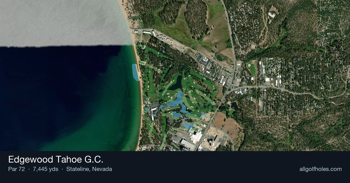 Edgewood Tahoe G.C. aerial view