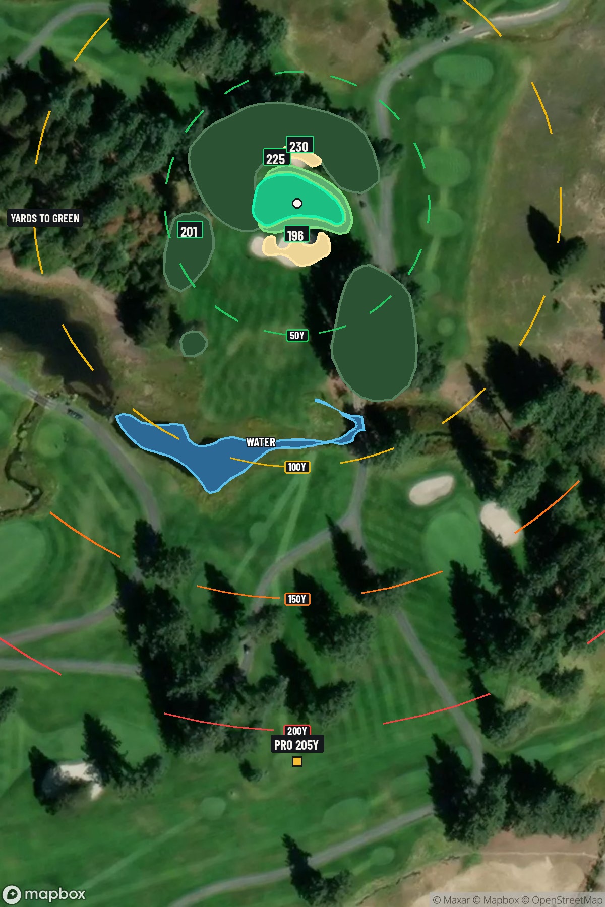 Hole 12 aerial at Edgewood Tahoe G.C.