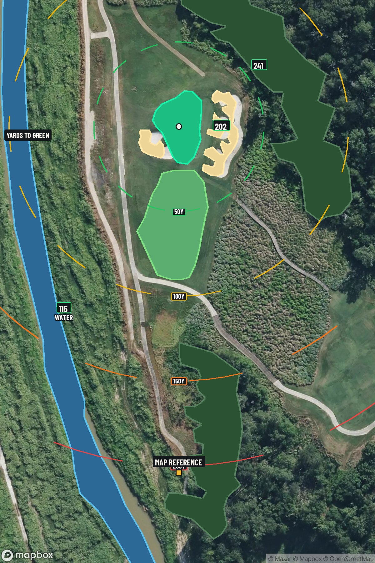 Hole 16 aerial at Golf Club of Houston (Tournament Course)