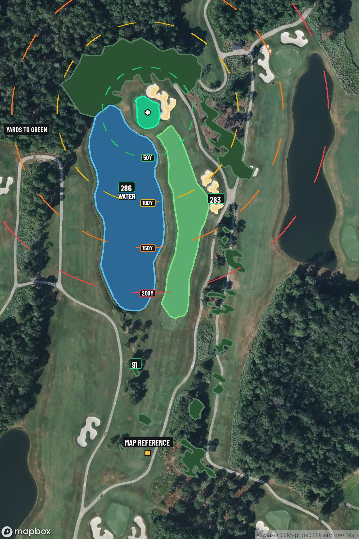 Hole 3 aerial at Golf Club of Houston (Tournament Course)