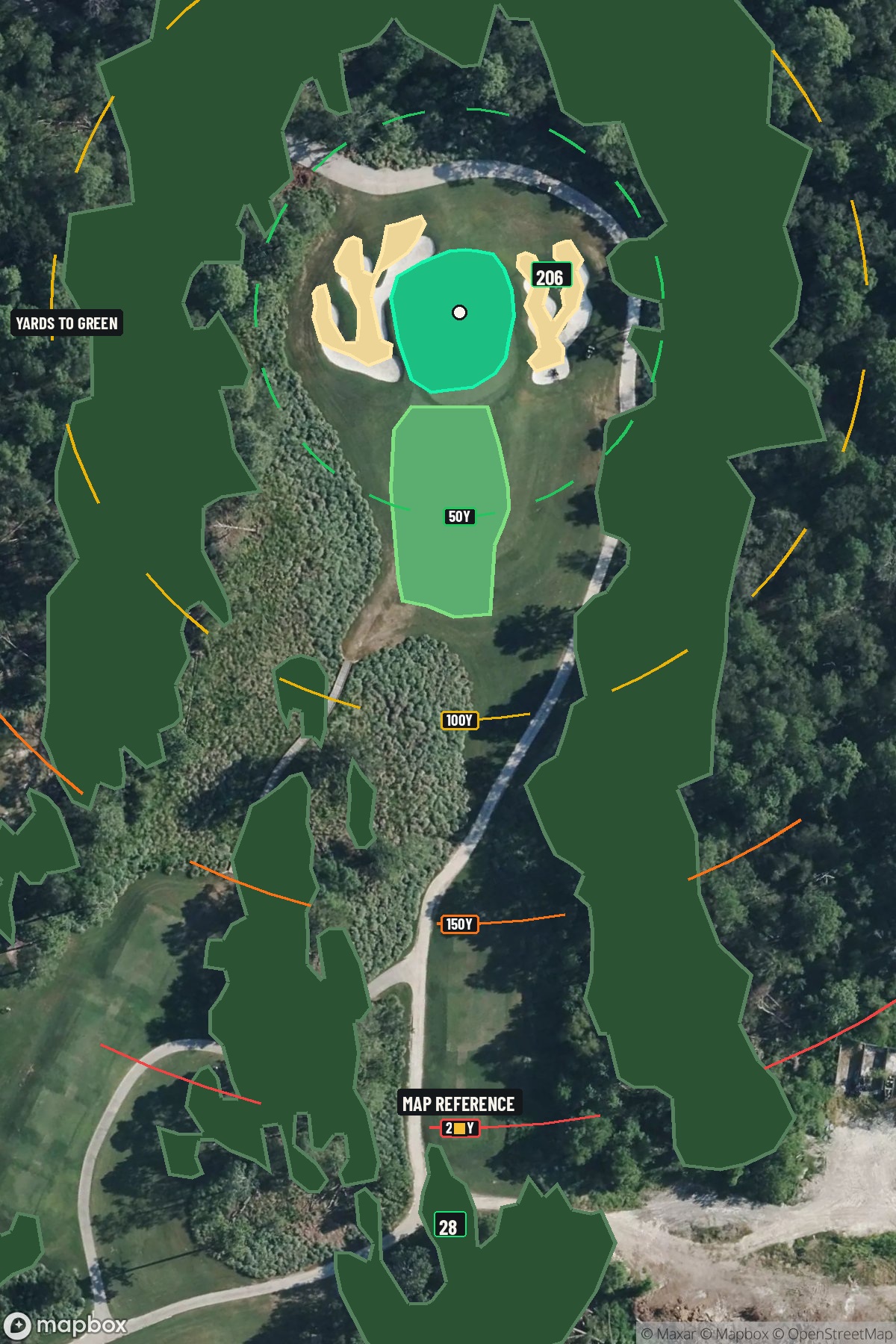 Hole 9 aerial at Golf Club of Houston (Tournament Course)