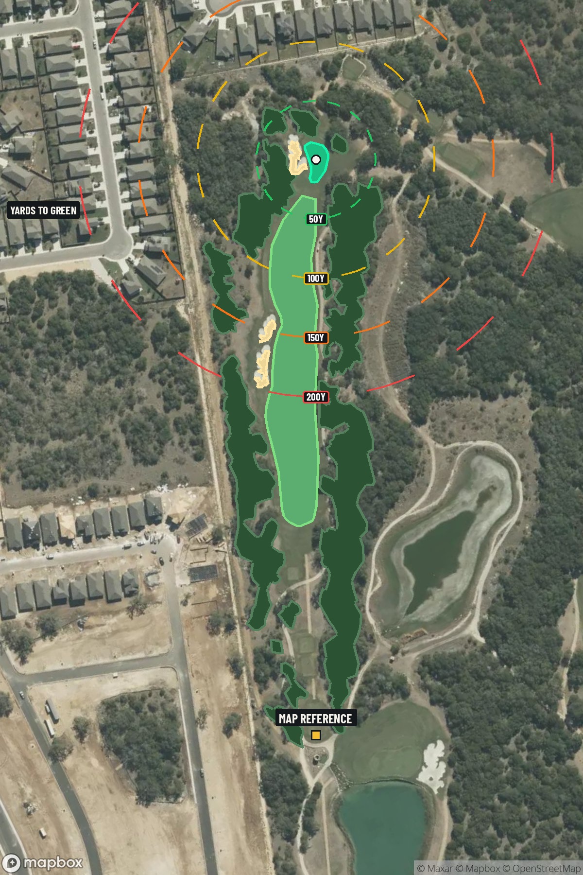 Hole 4 aerial at TPC San Antonio (Oaks Course)