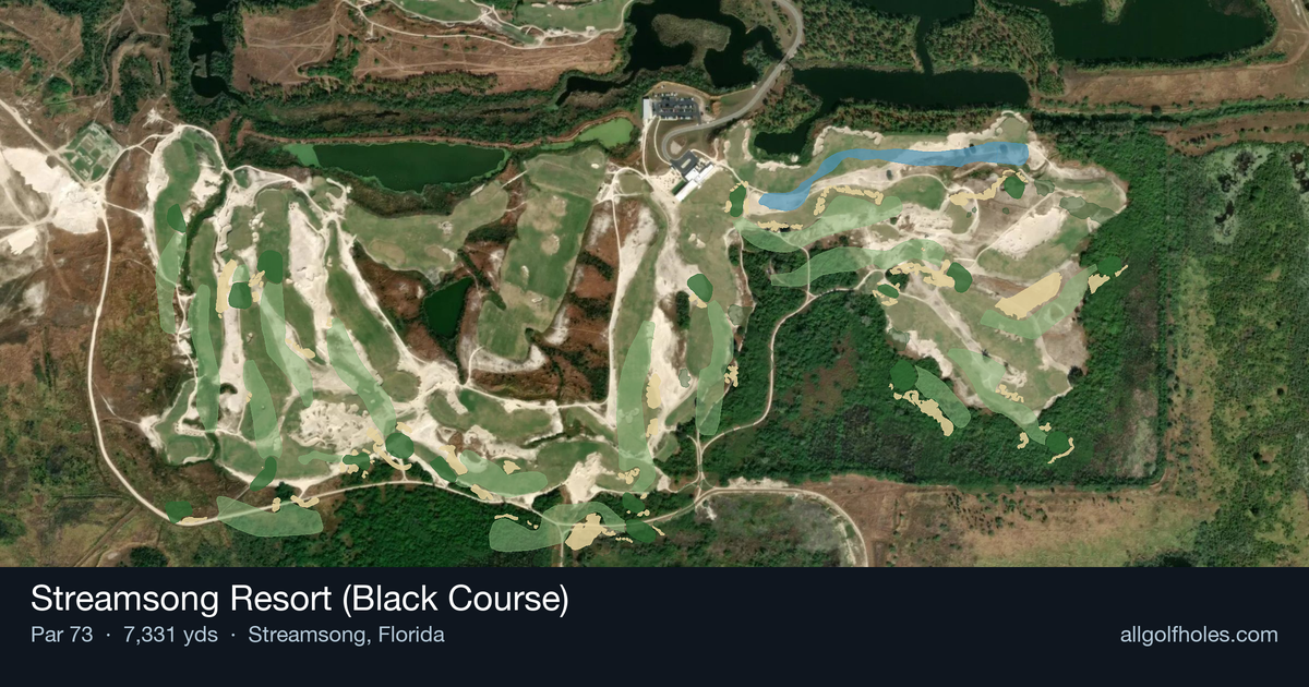 Streamsong Resort (Black Course) aerial view